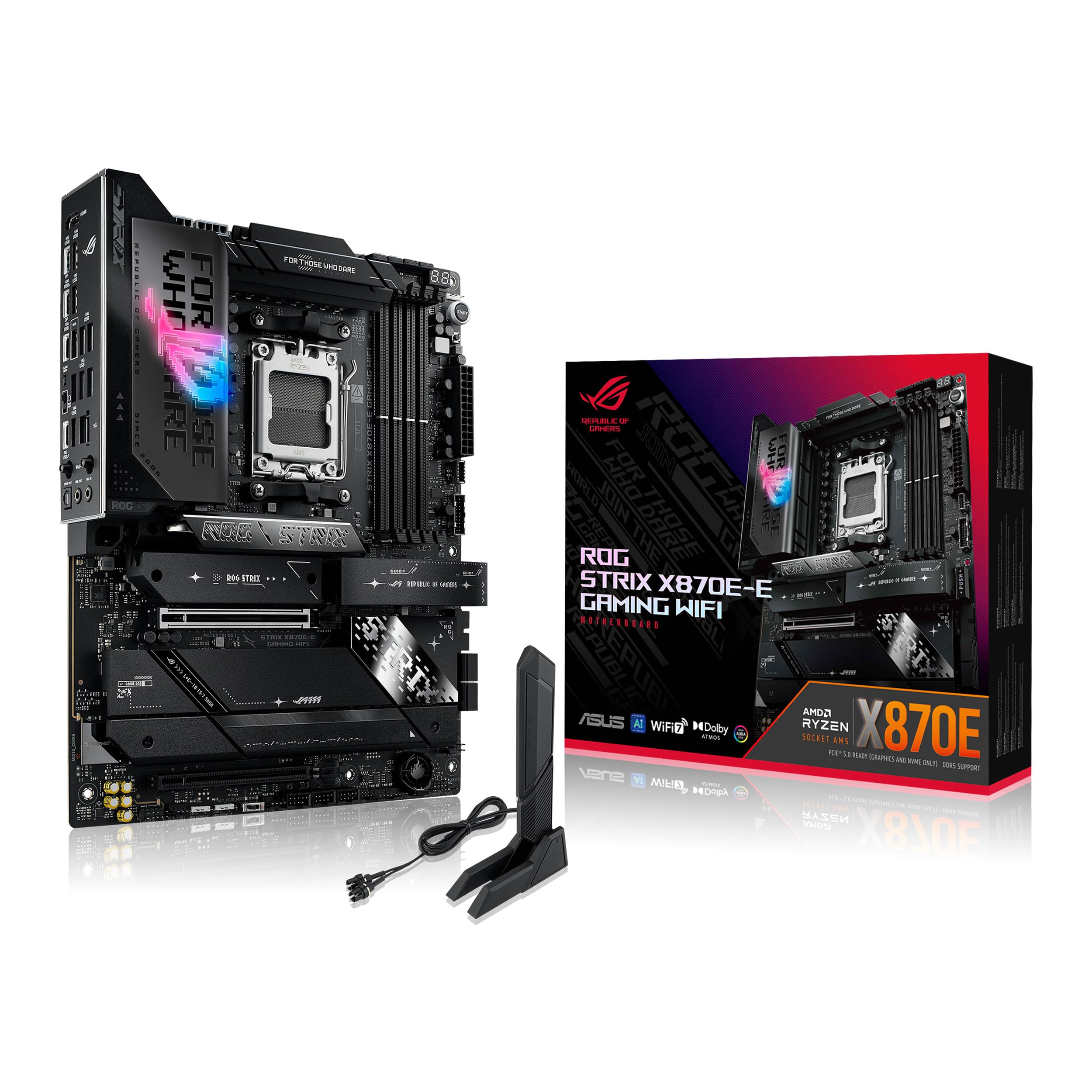 ASUS ROG Strix X870E-E Gaming Motherboard with WiFi 7