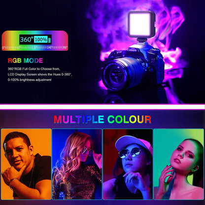 Magnetic RGB LED Video Light for Stunning Photography