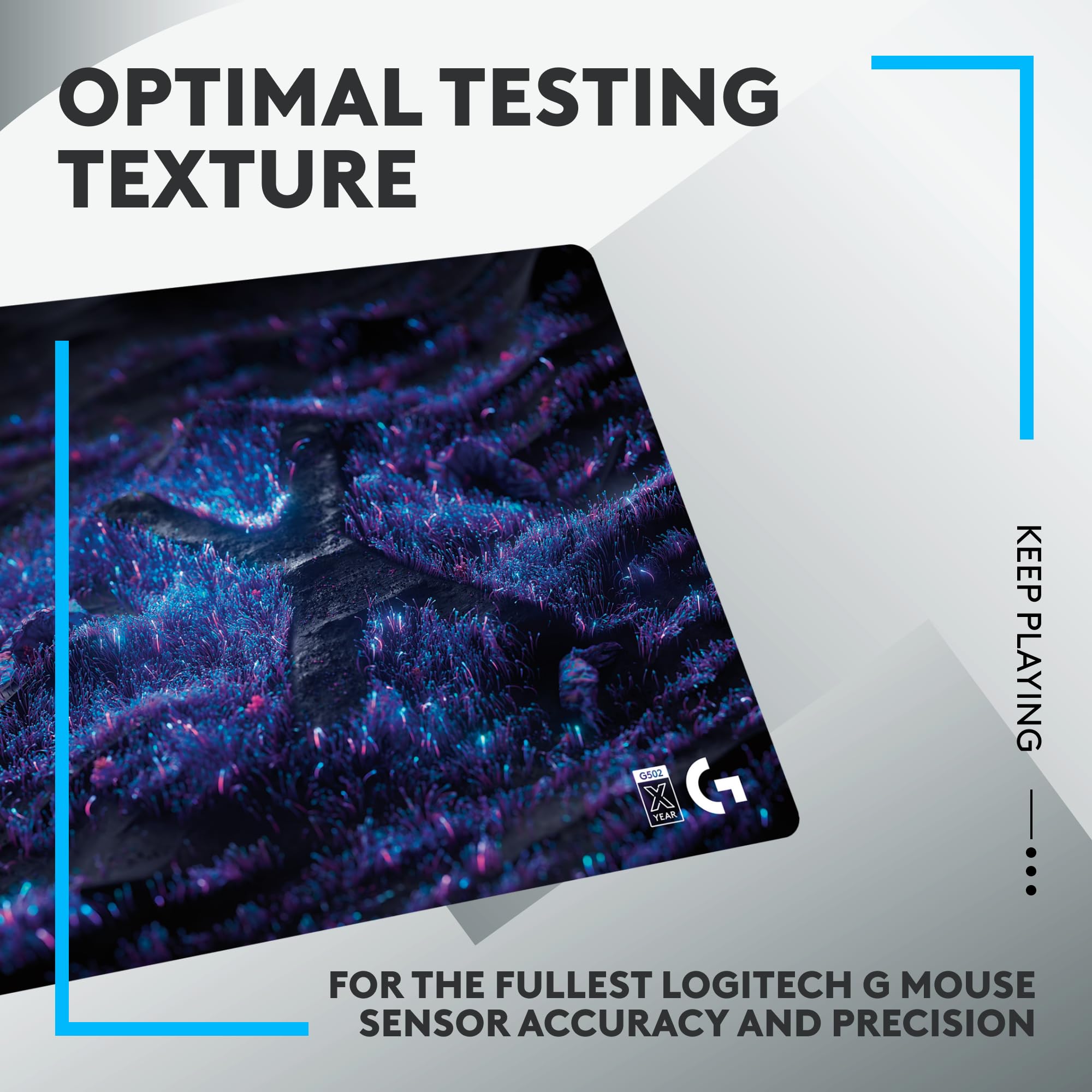Logitech G840 XL Gaming Mouse Pad for Enhanced Comfort