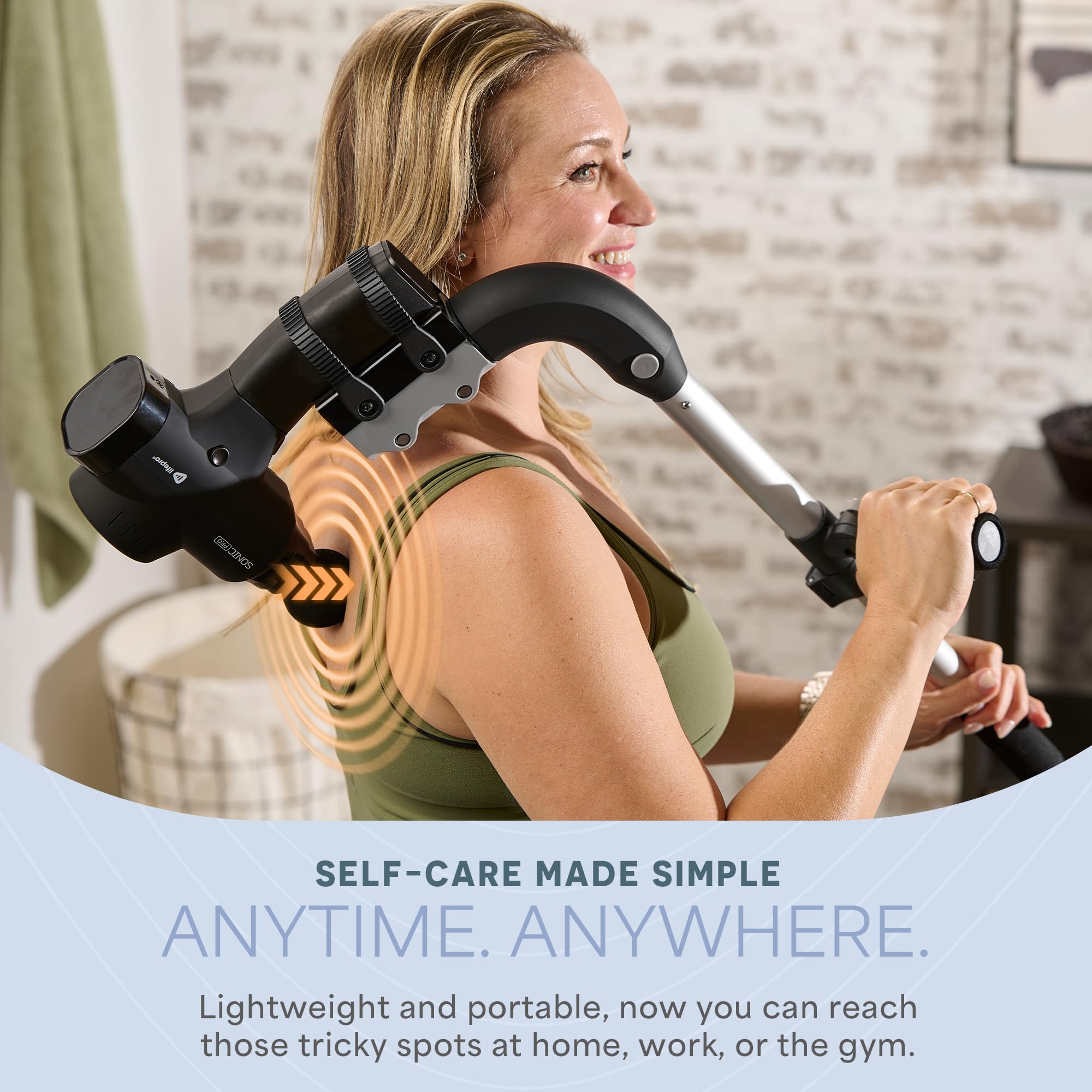 LifePro Deep Tissue Massage Gun with Multiple Heads