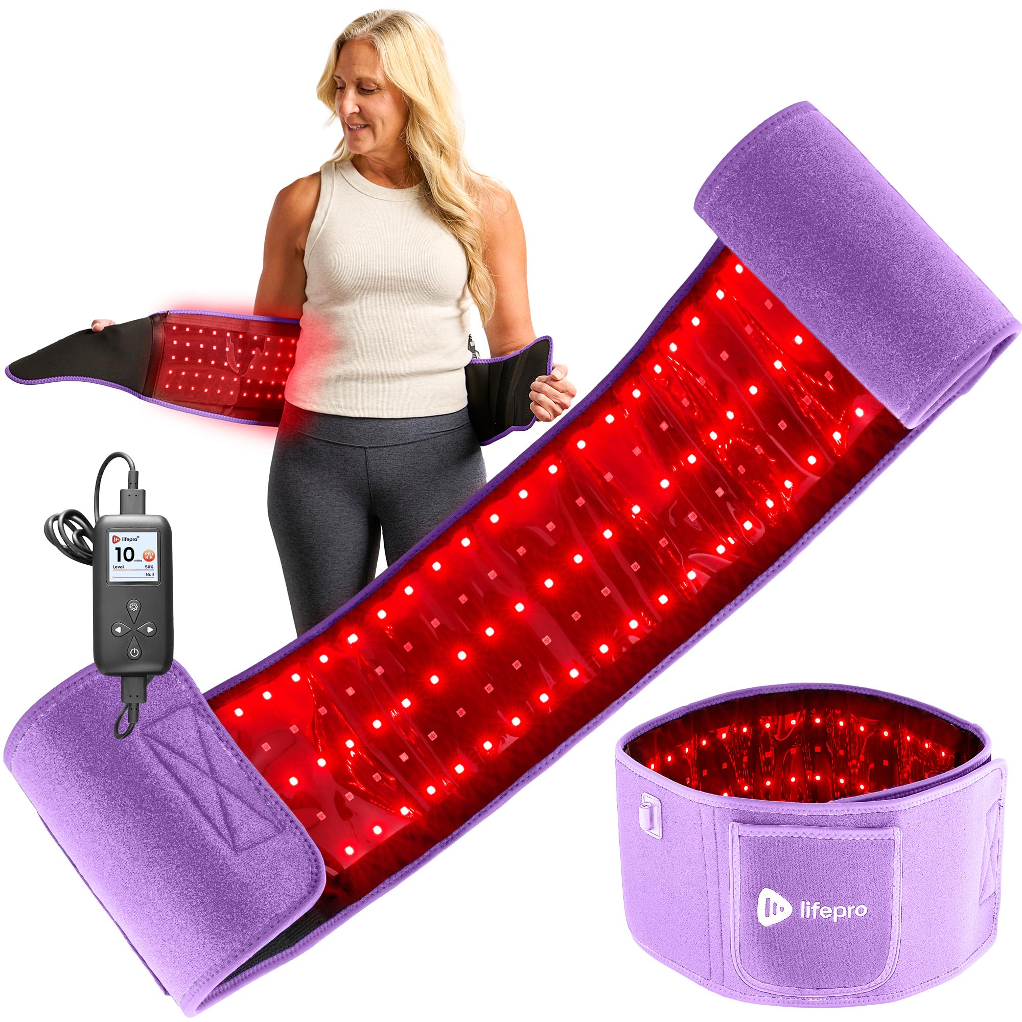 Lifepro Red Light Therapy Belt for Pain Relief