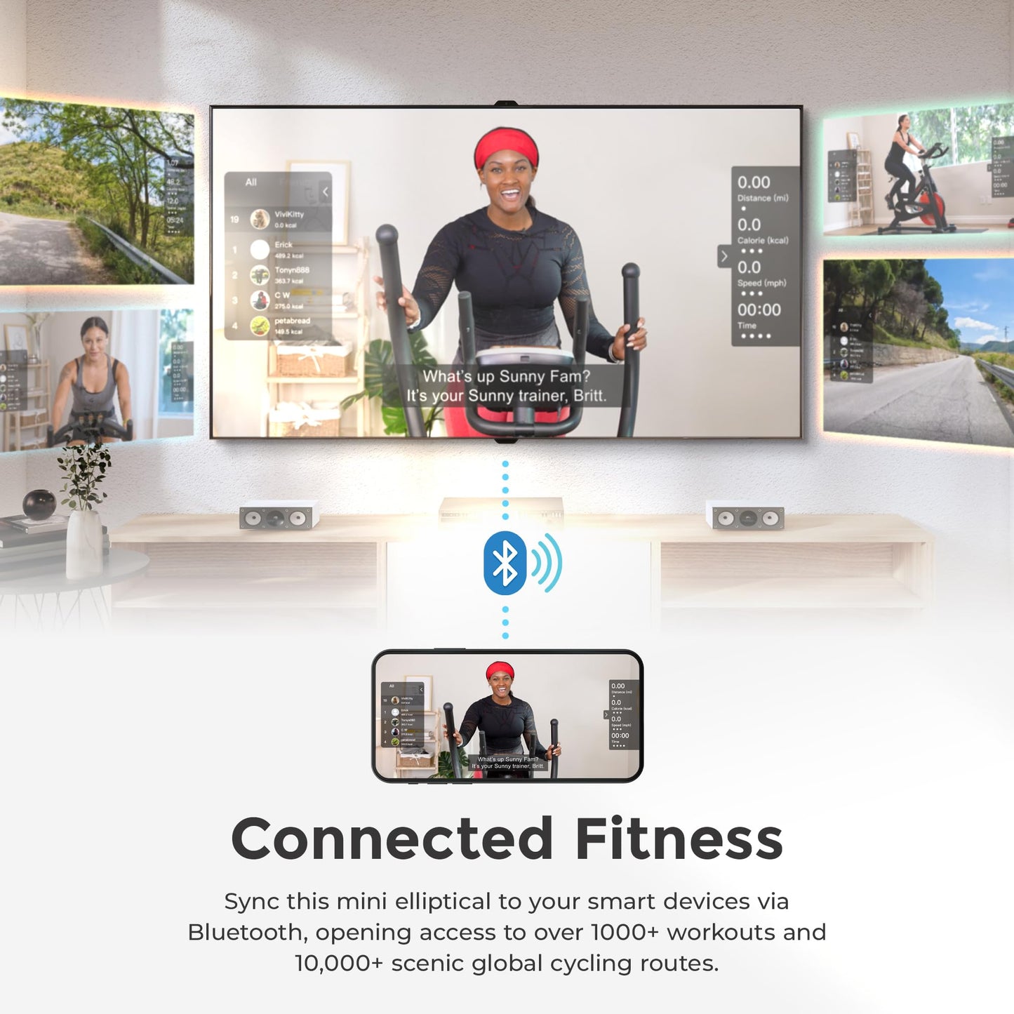 Portable Under Desk Elliptical Exerciser for Seniors