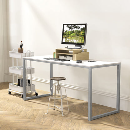 SHW 48 Inch Black Home Office Computer Desk