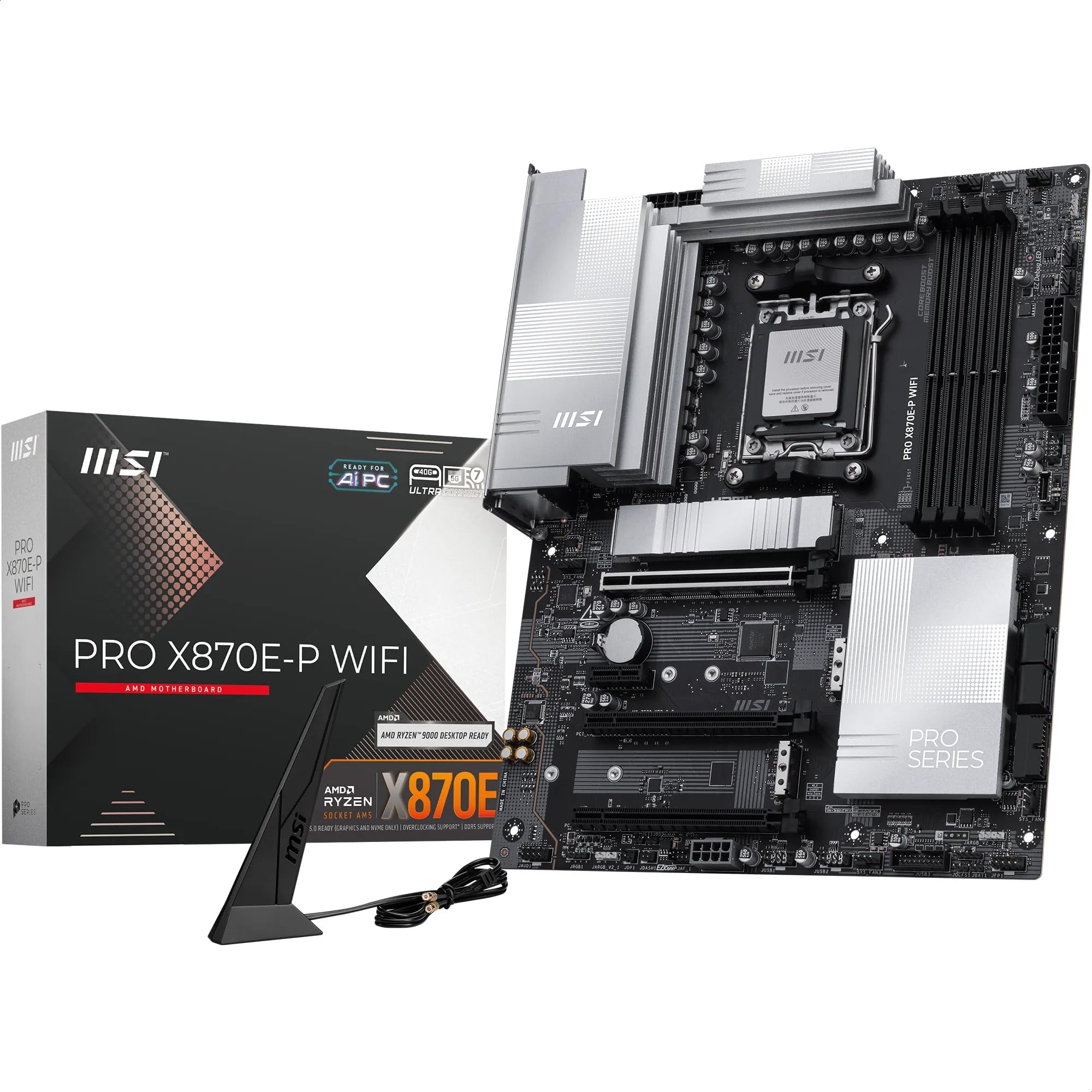 MSI MAG X870 Tomahawk WiFi Gaming Motherboard for AMD Ryzen