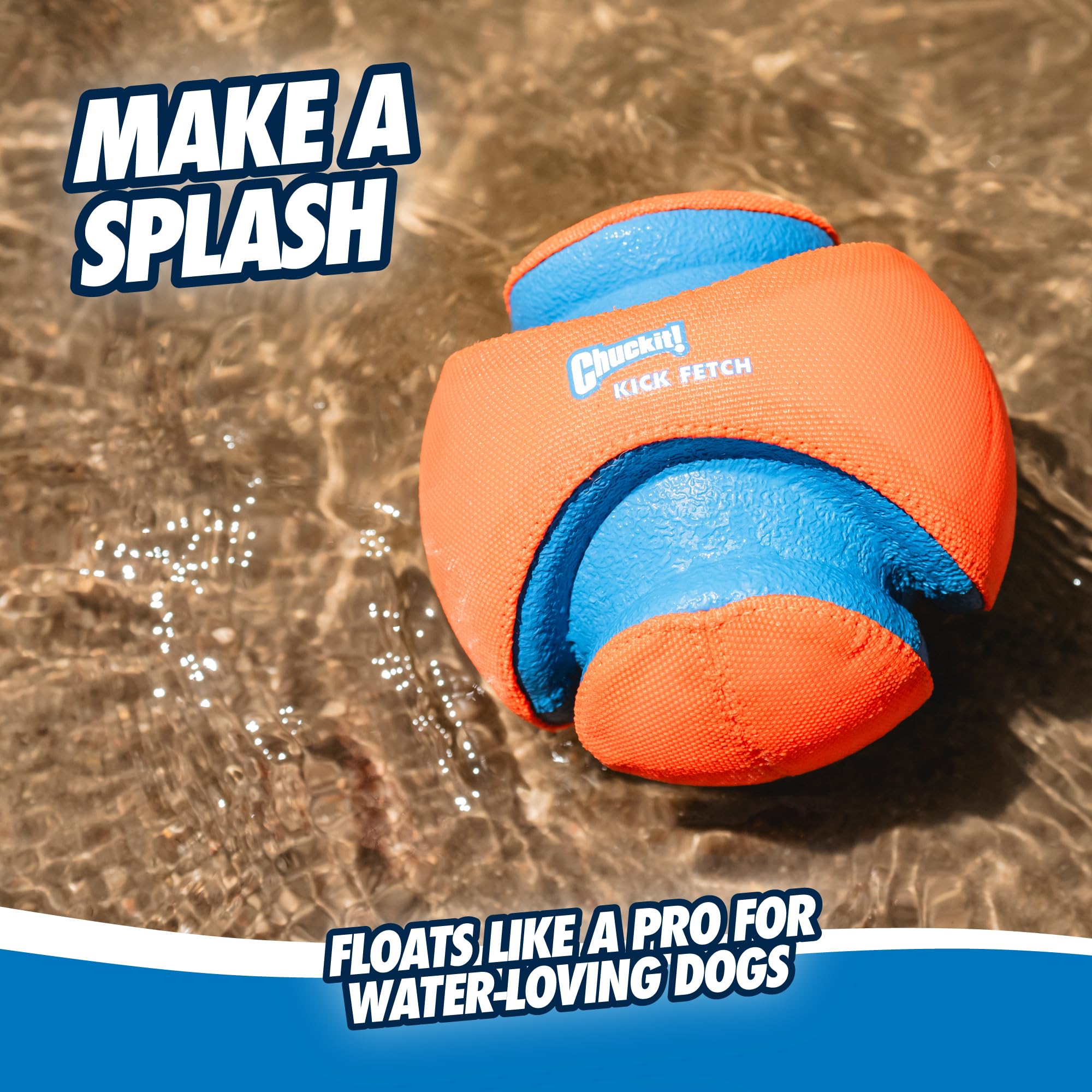 Chuckit Max Glow Kick Fetch Ball for Dogs