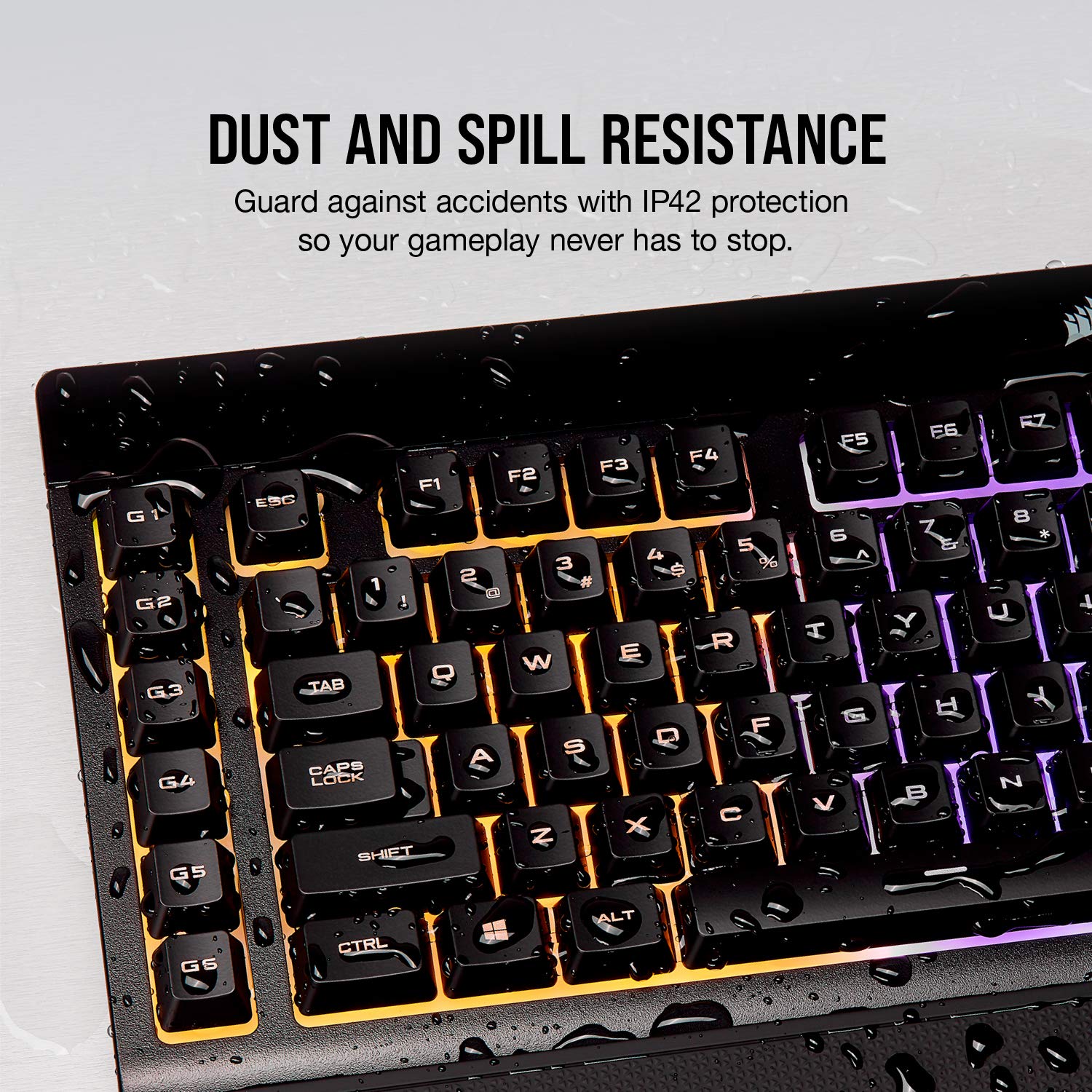 Corsair K55 RGB Pro Gaming Keyboard with Macro Keys