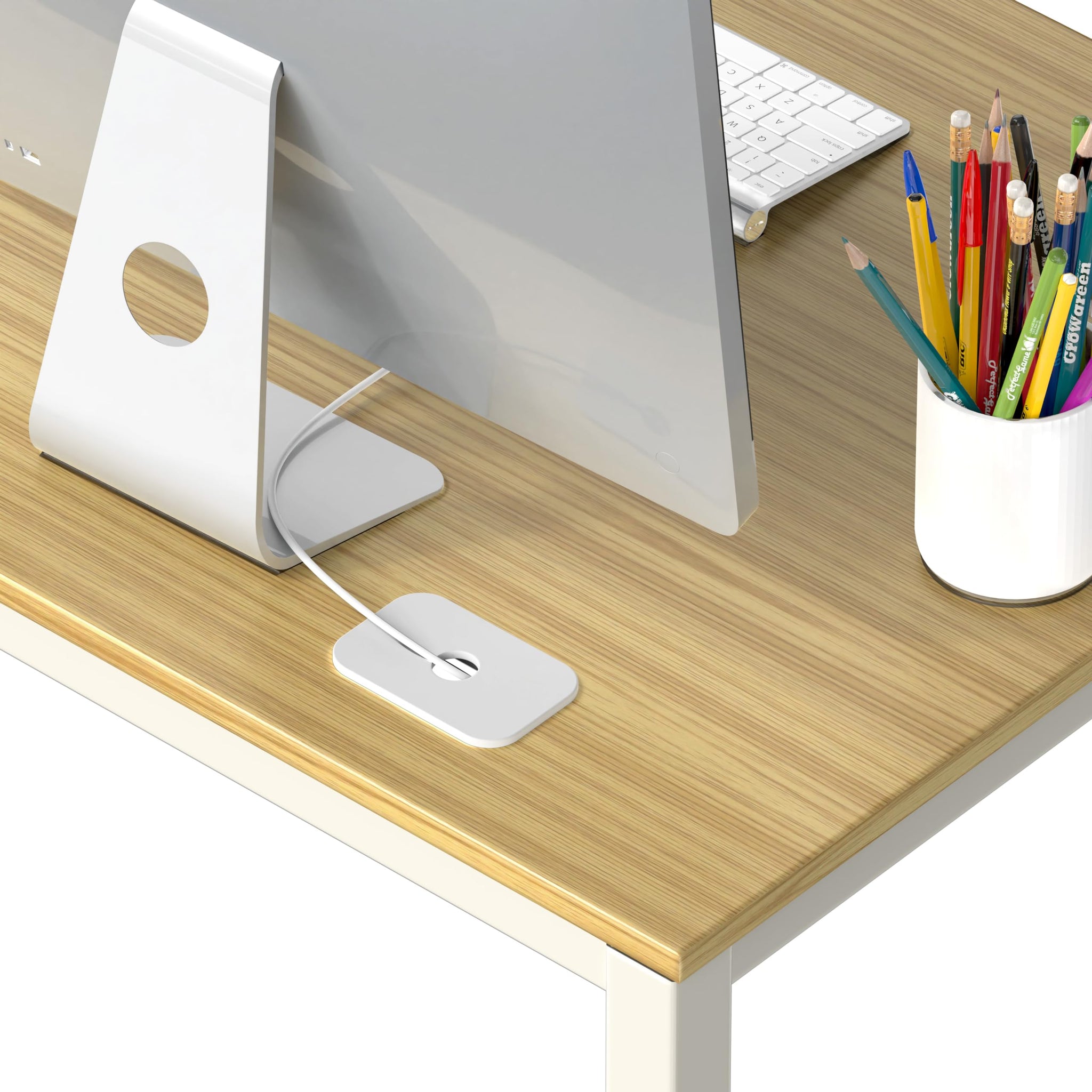 55 Inch Espresso Office Computer Desk for Professionals