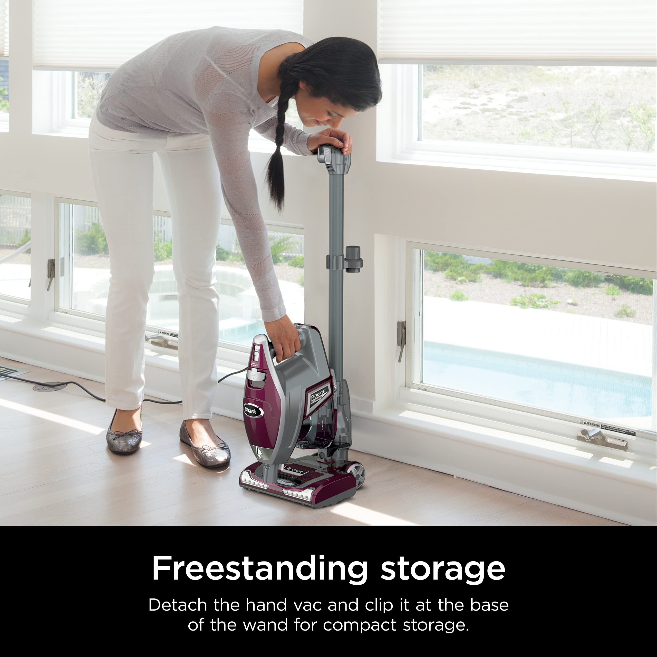 Shark HV322 Rocket Deluxe Pro Lightweight Vacuum for Pet Hair