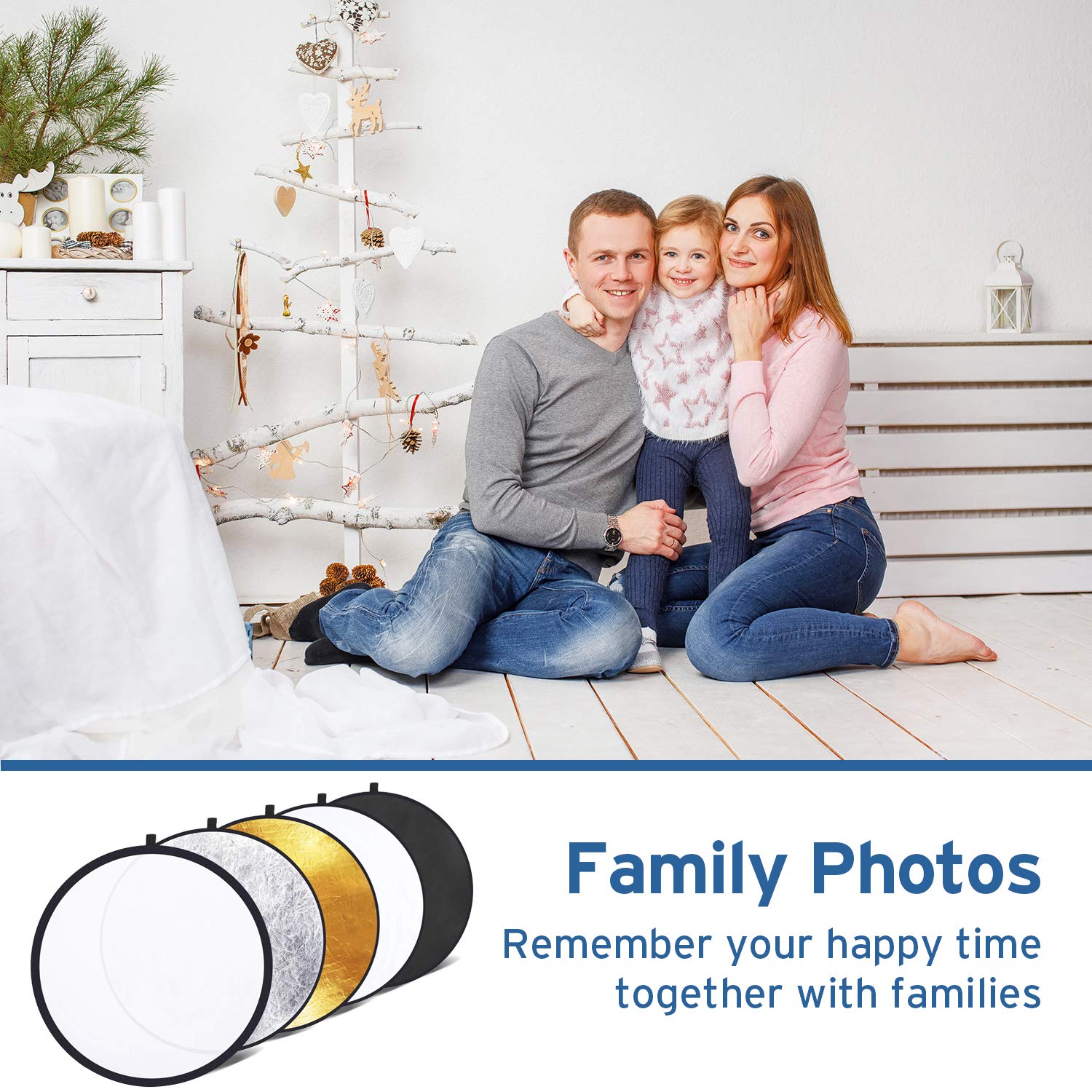 Etekcity 5 in 1 Photography Reflector Kit for Perfect Lighting