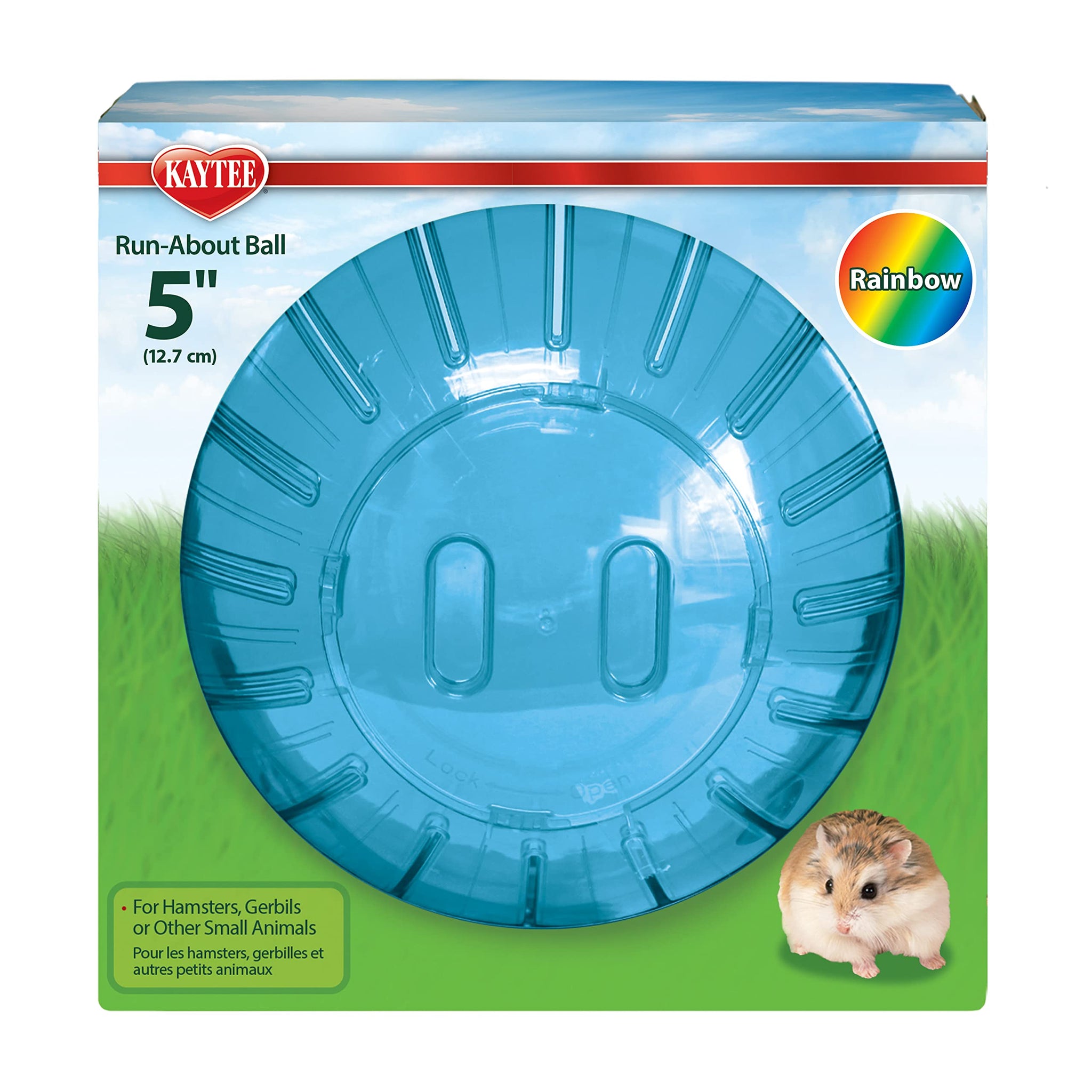 Kaytee 5 Inch Clear Exercise Ball for Dwarf Hamsters