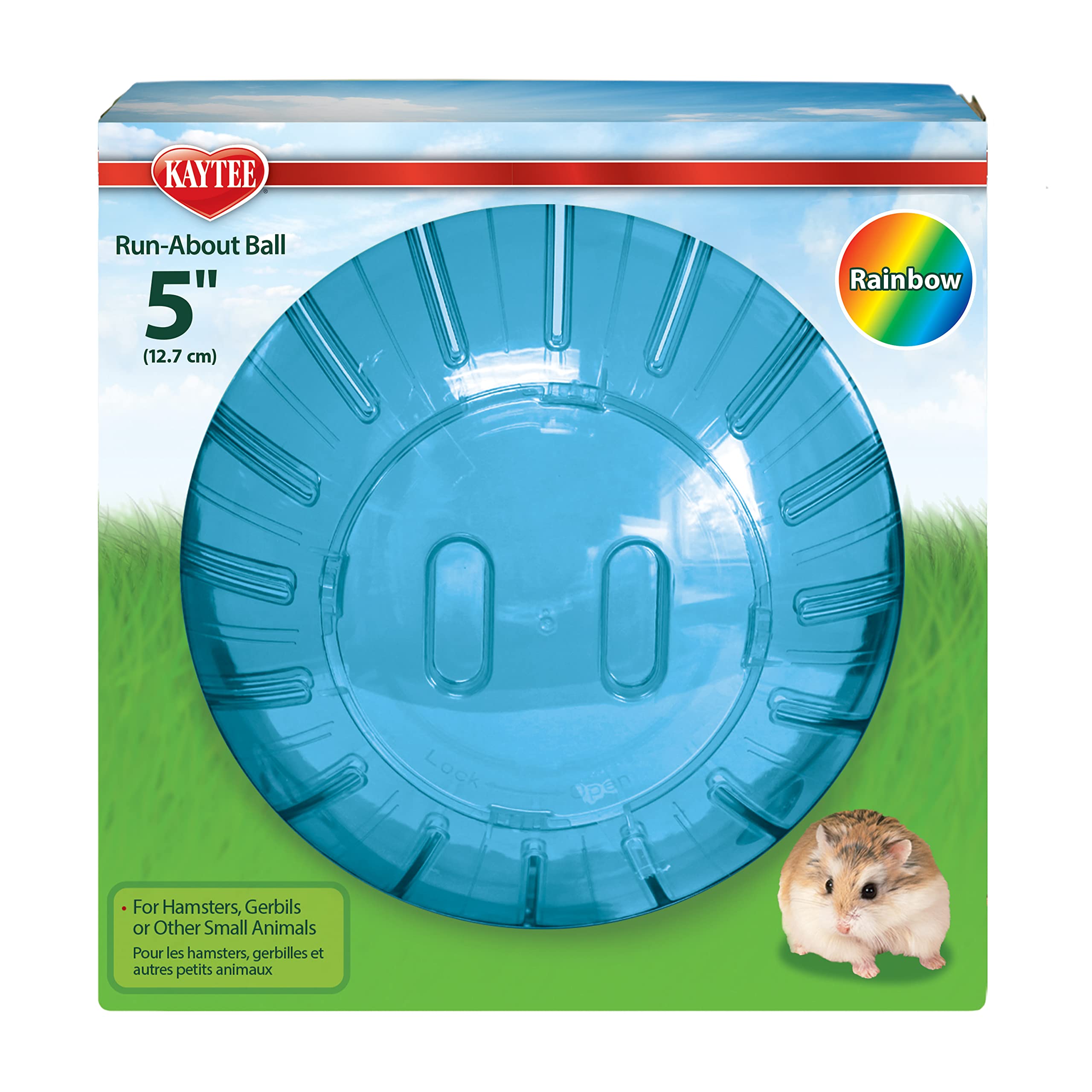 Kaytee 5 Inch Clear Exercise Ball for Dwarf Hamsters