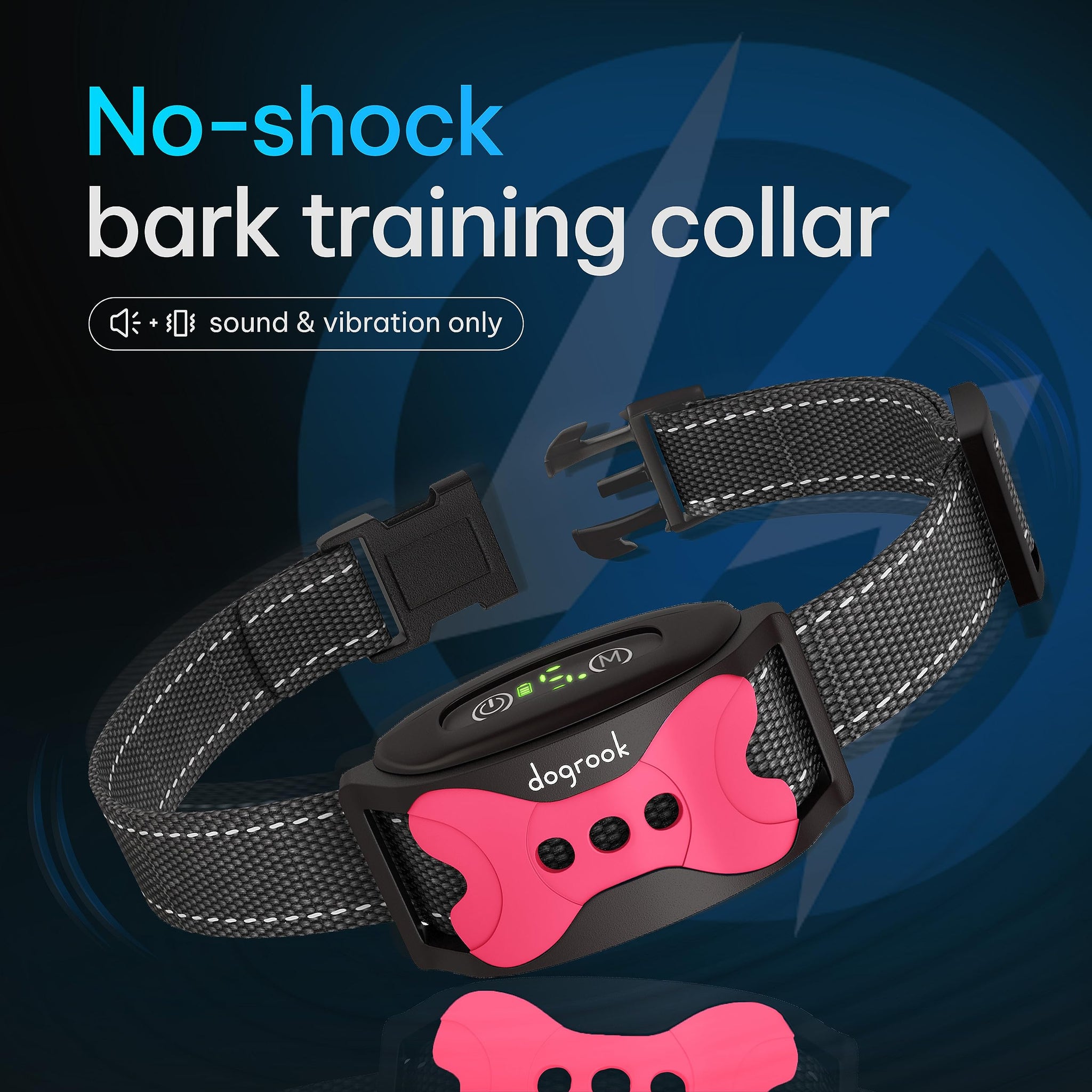 Rechargeable Dog Bark Collar with Beep and Vibration