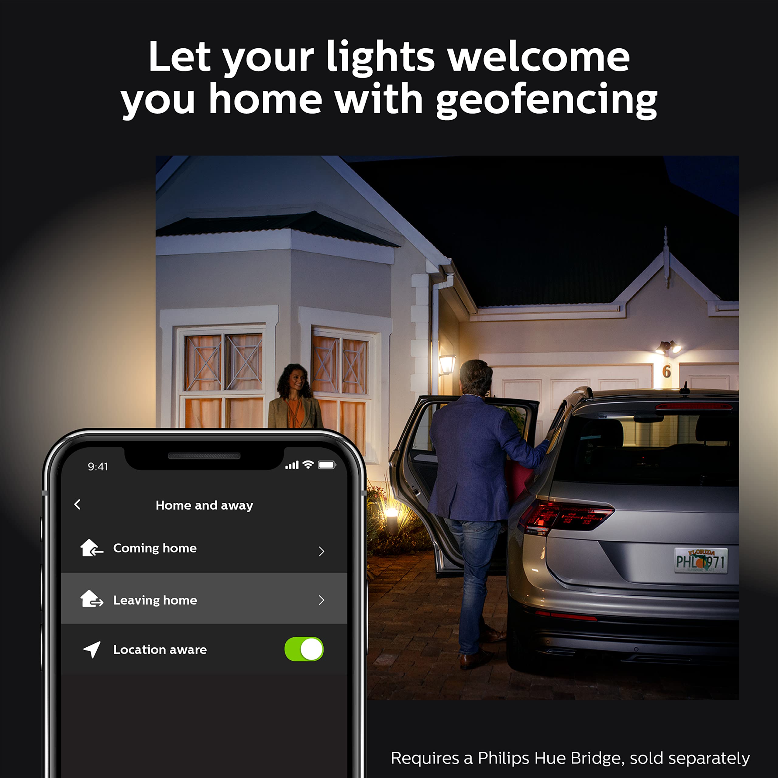 Philips Hue Lily Outdoor Smart Spot Lights for Ambiance