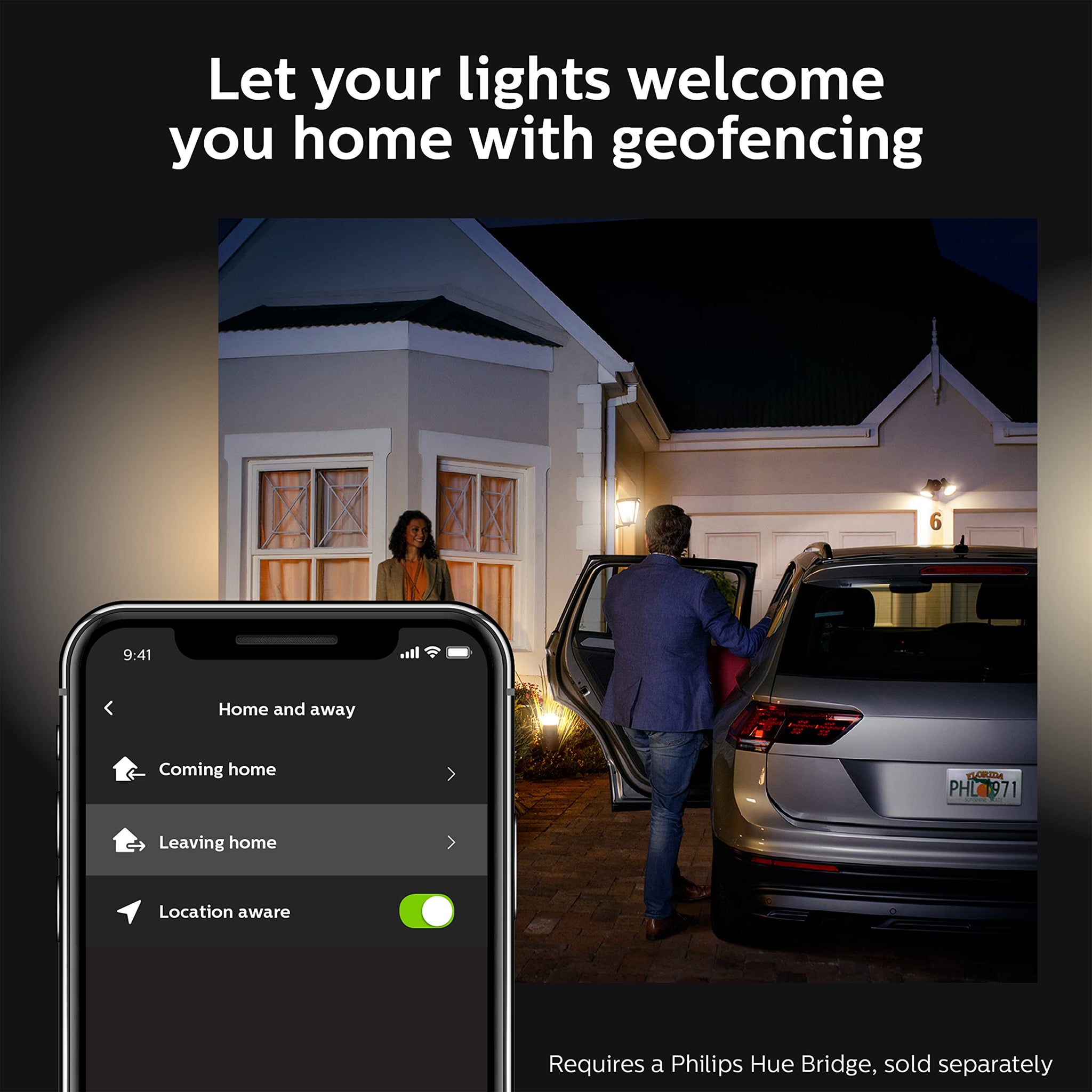 Philips Hue Lily Outdoor Smart Spot Lights for Ambiance