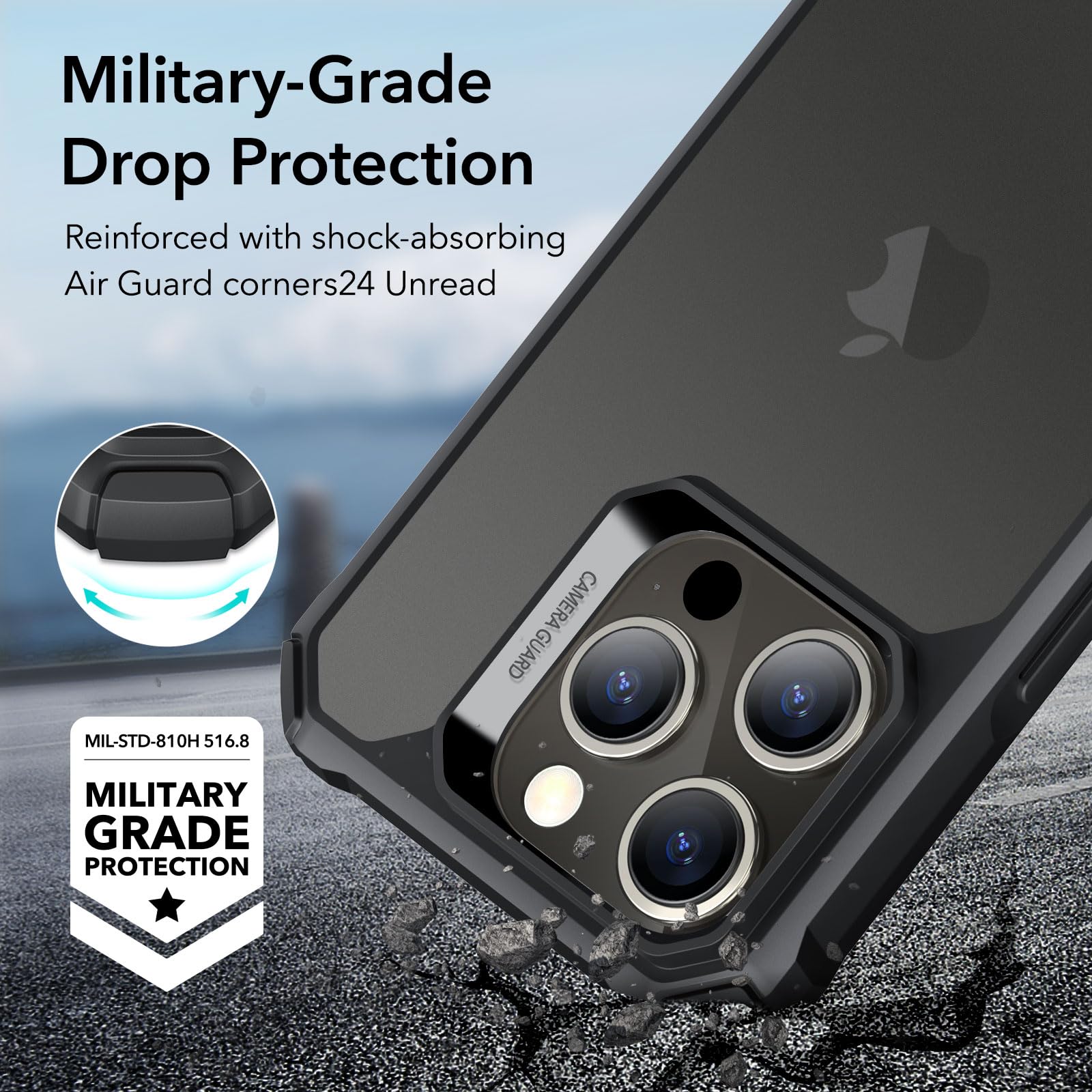 Military-Grade Clear Case for iPhone 14 and 13