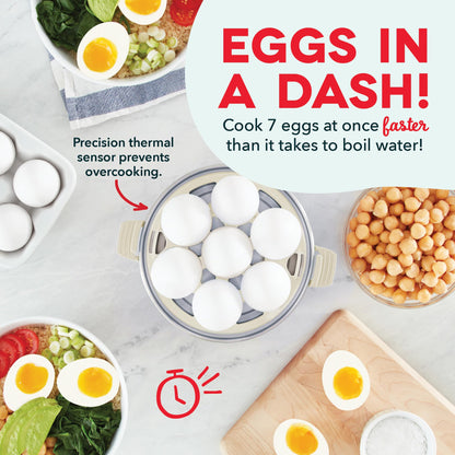Dash Rapid Egg Cooker 6 Egg Capacity Auto Shut Off Aqua