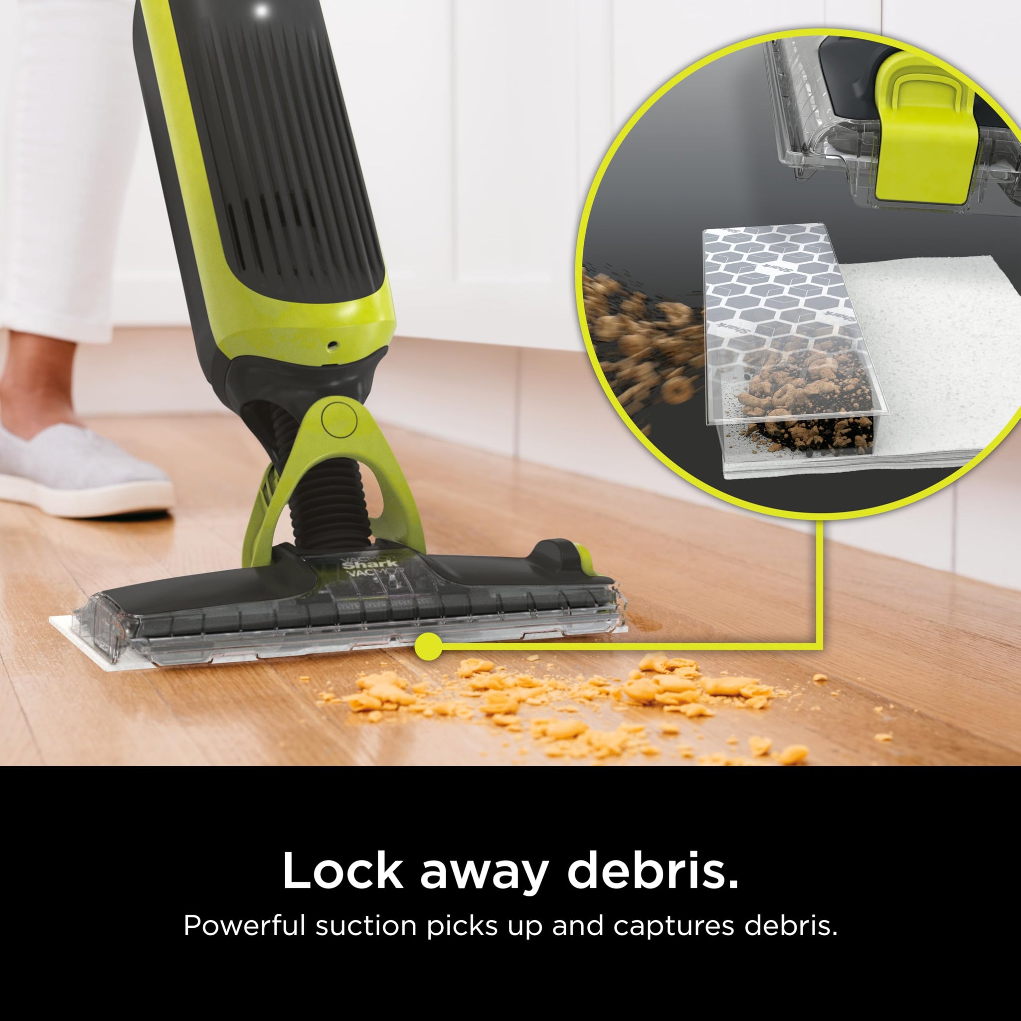 Shark VACMOP Pro Cordless Hard Floor Cleaner with Powerful Suction