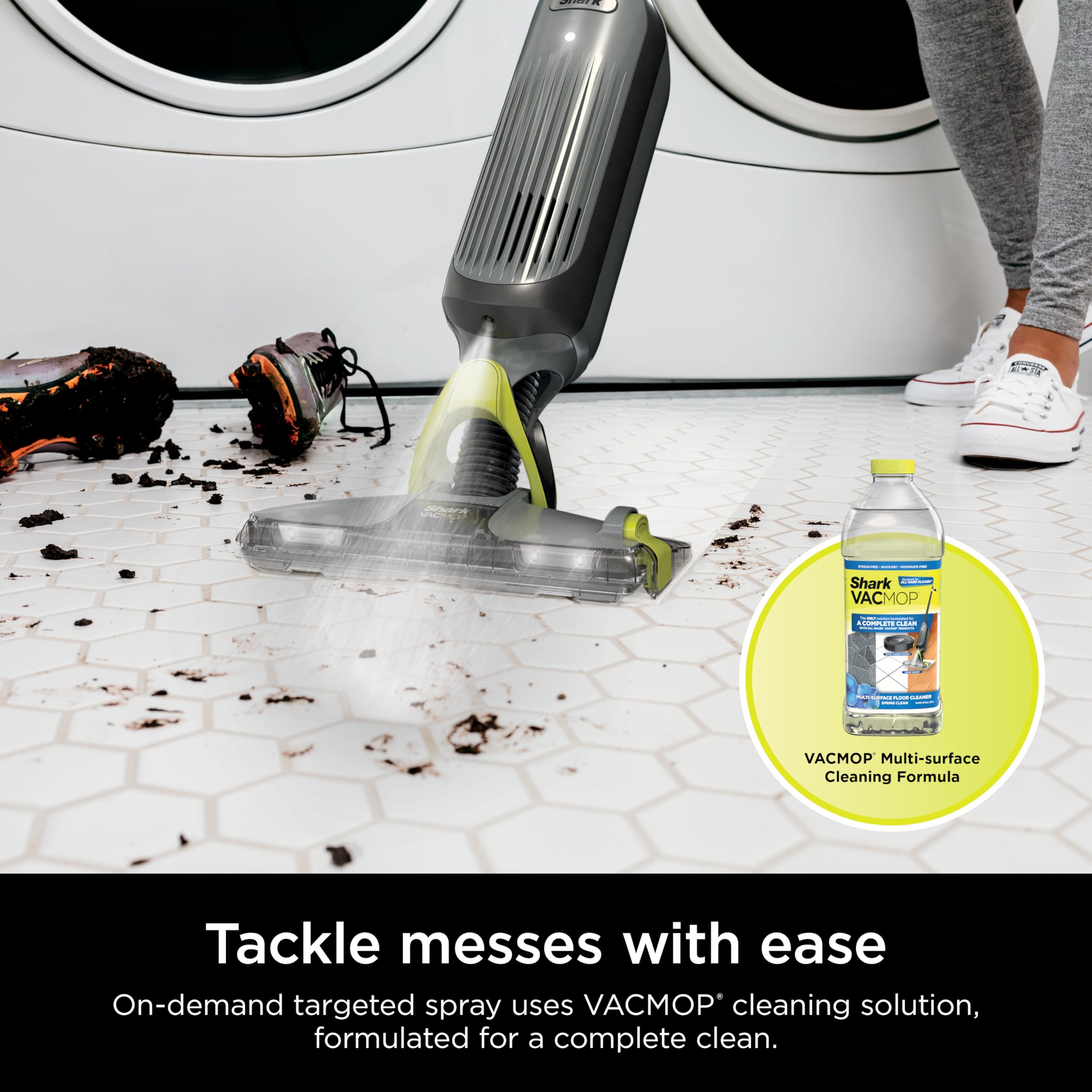 Shark VACMOP Pro Cordless Hard Floor Cleaner with Powerful Suction