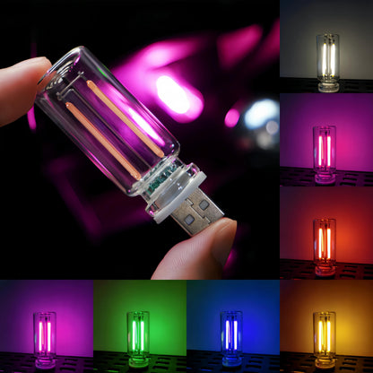 Retro Car Lamp Touch USB LED Night Light Ambient Decor Desk