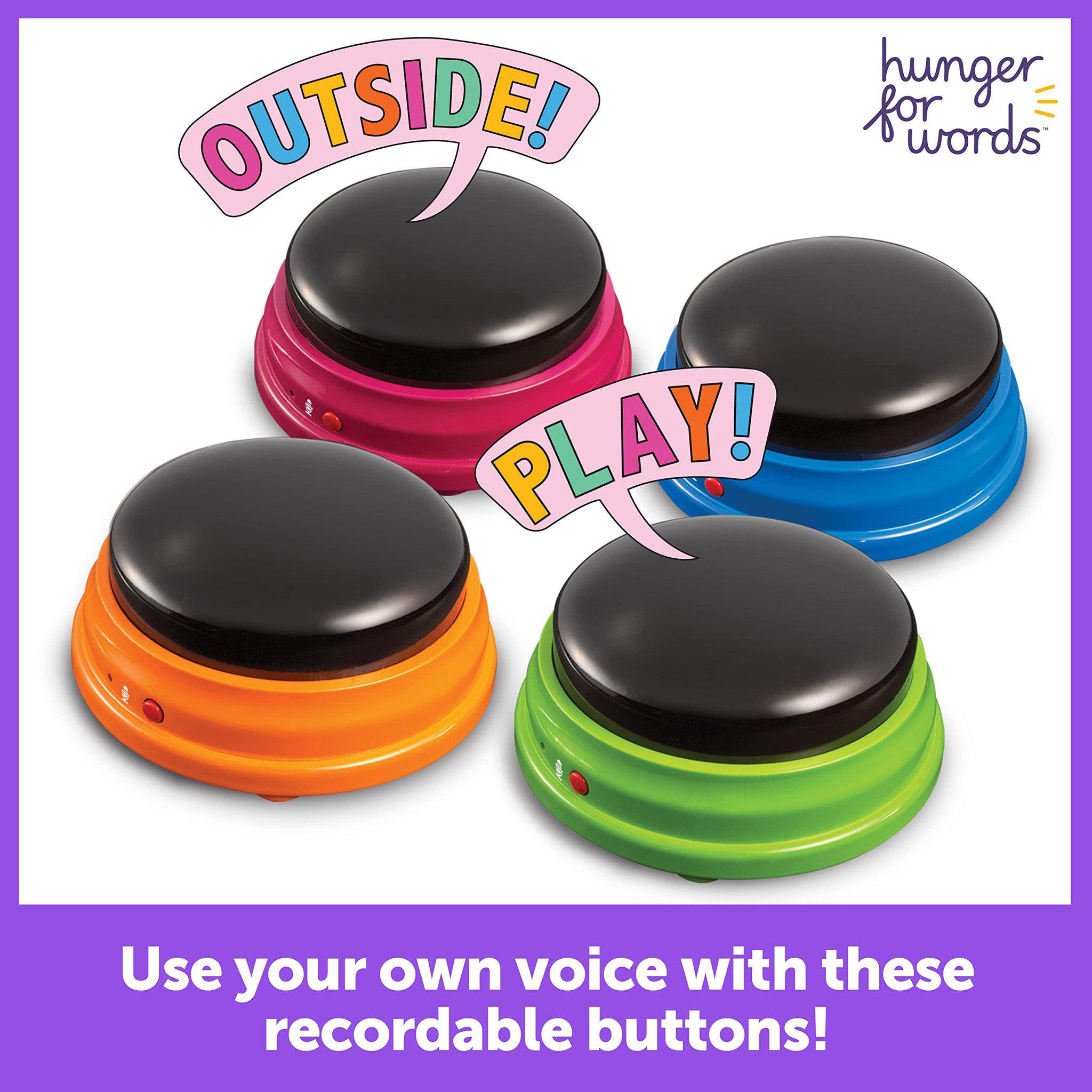Talking Buttons Starter Set for Dog Communication