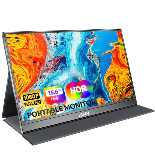 MNN 15.6 Inch Portable Monitor FHD 1080P IPS USB C HDMI