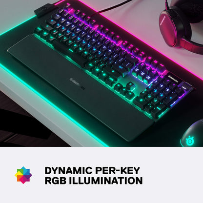 SteelSeries Apex 3 RGB Gaming Keyboard with Water Resistance