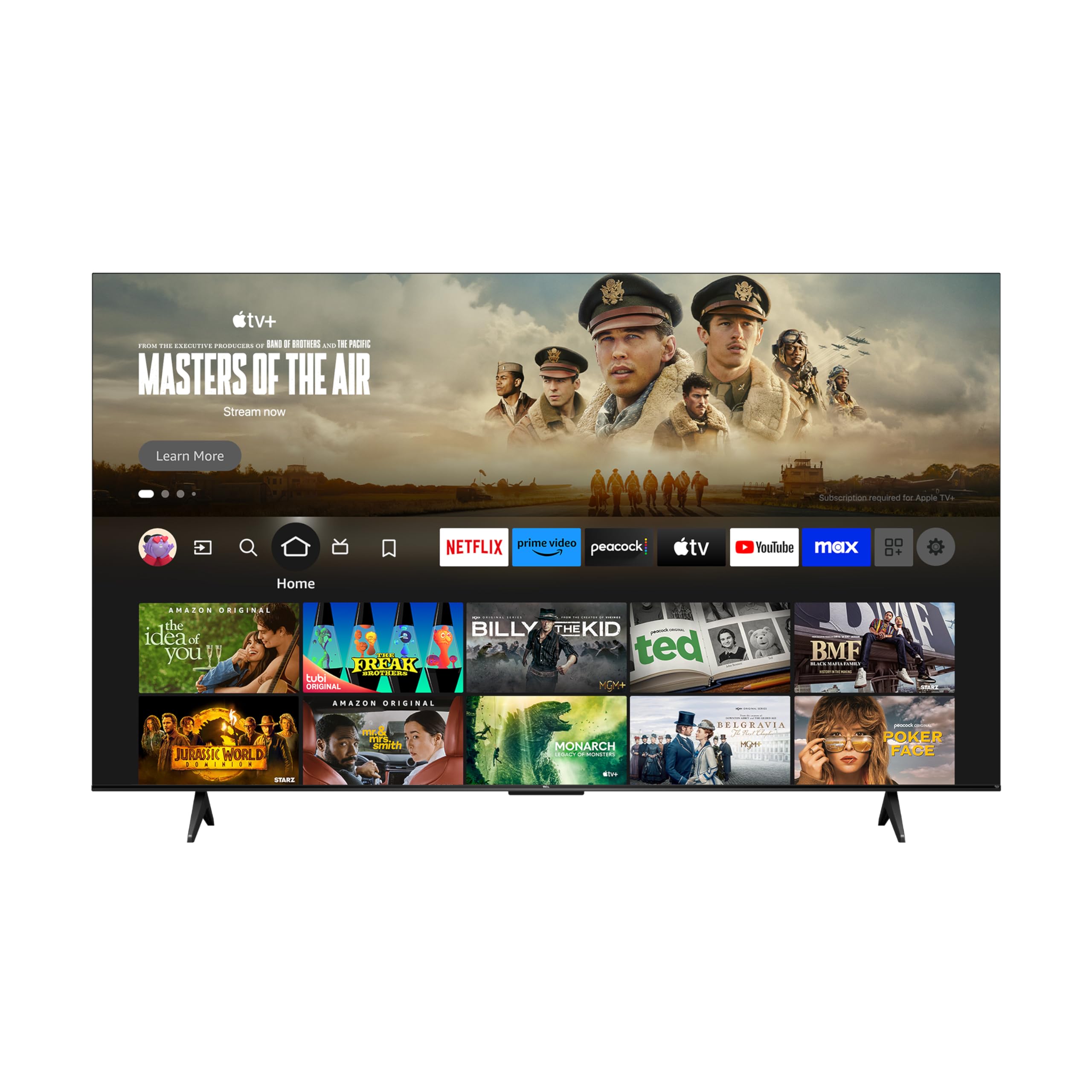 TCL 75 Inch 4K Smart TV with Dolby Vision and Alexa