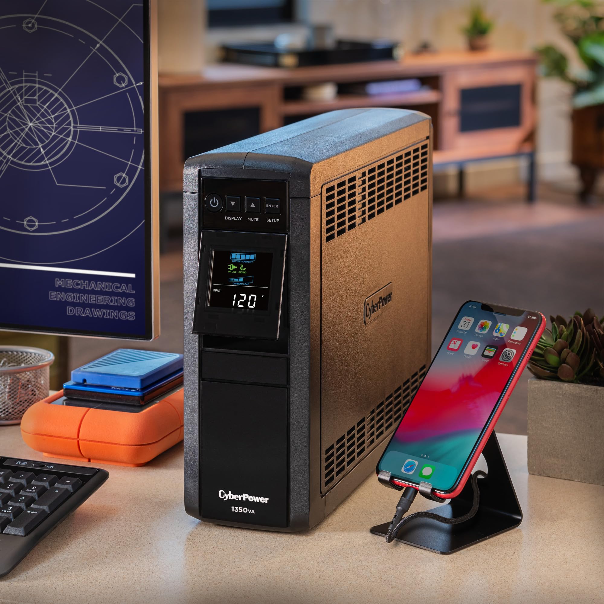 CyberPower PFC Sinewave UPS Battery Backup Surge Protection
