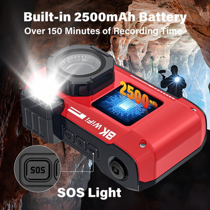 Rugged Waterproof 8K UHD Digital Camera for Snorkeling