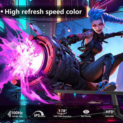 27 Inch IPS Gaming Monitor 100Hz Frameless 1080P HDMI