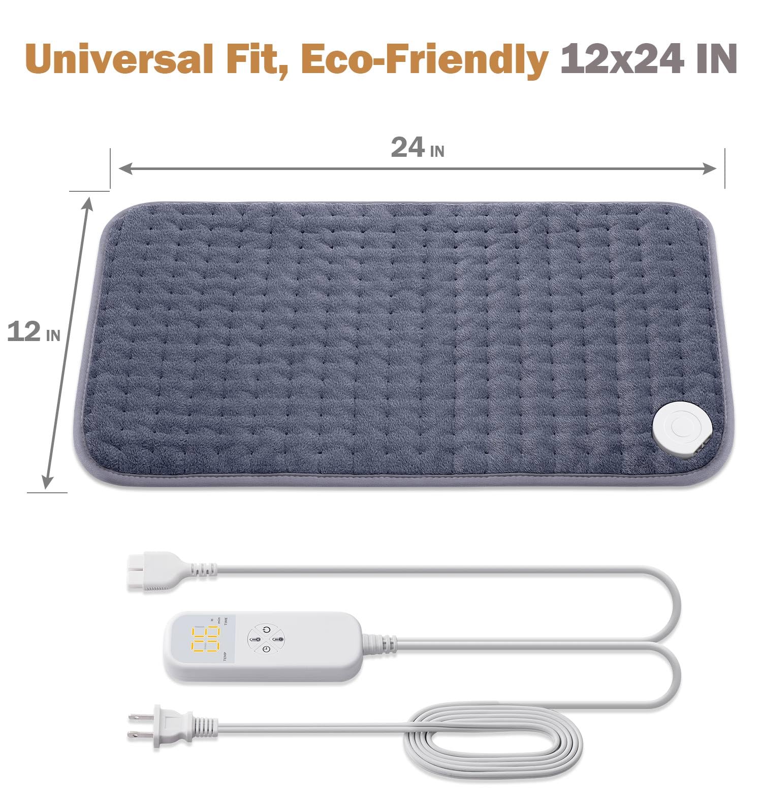 Electric Heating Pad for Back Pain Relief with Auto Off