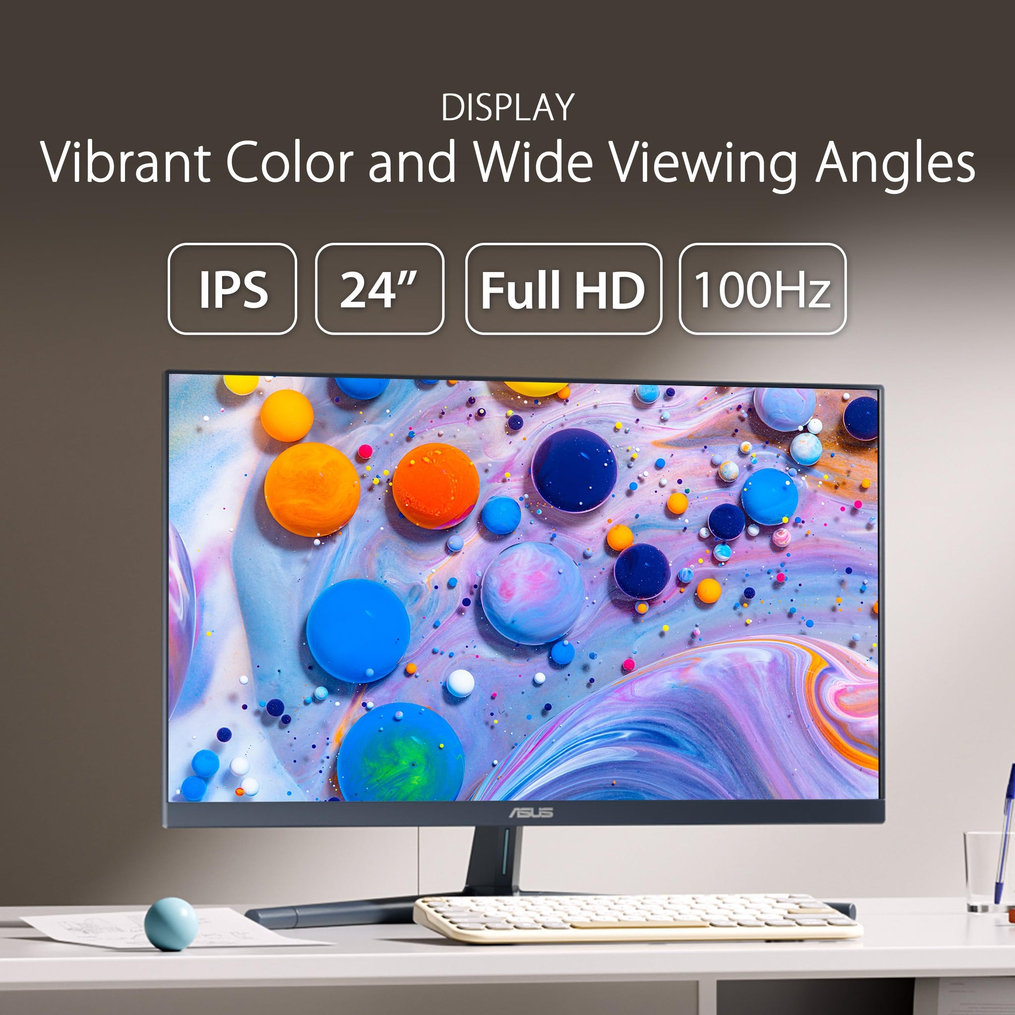 ASUS 24 Inch Full HD Eye Care Monitor with 120Hz Refresh Rate