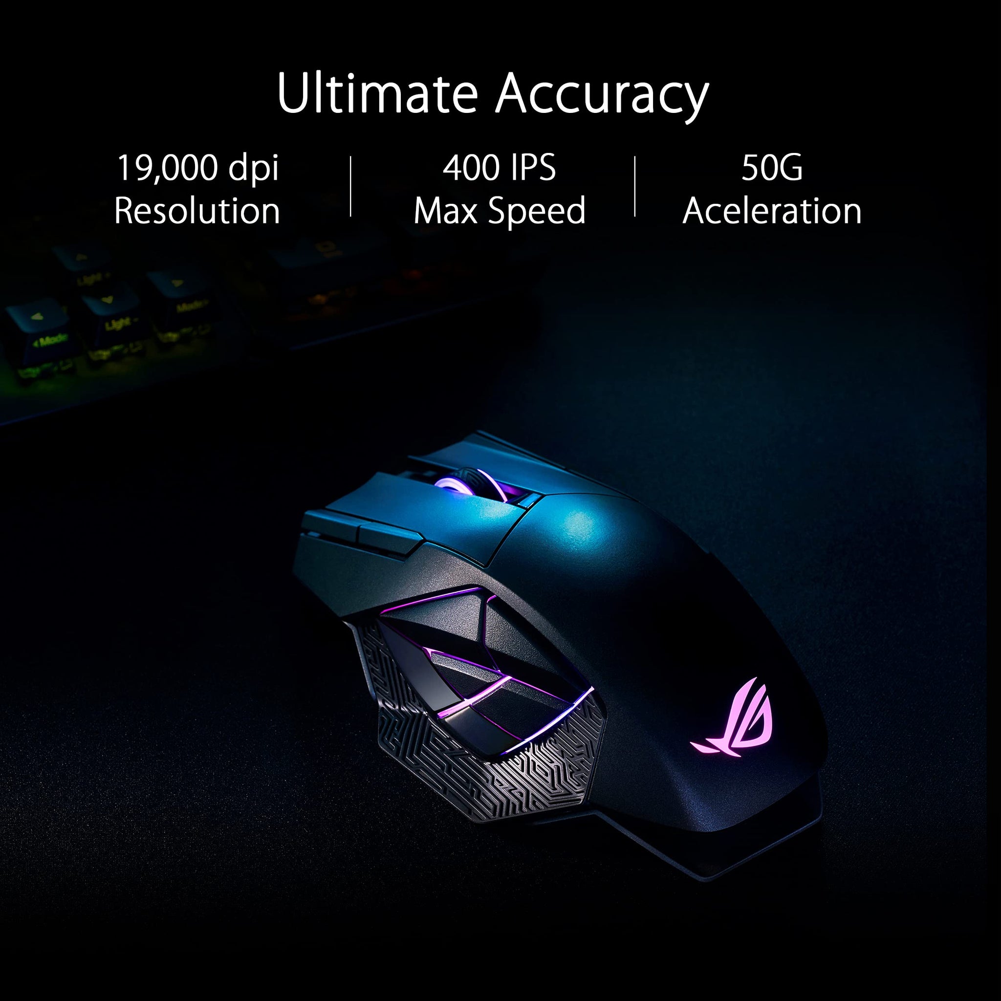 ASUS ROG Spatha X Wireless Gaming Mouse with RGB Lighting