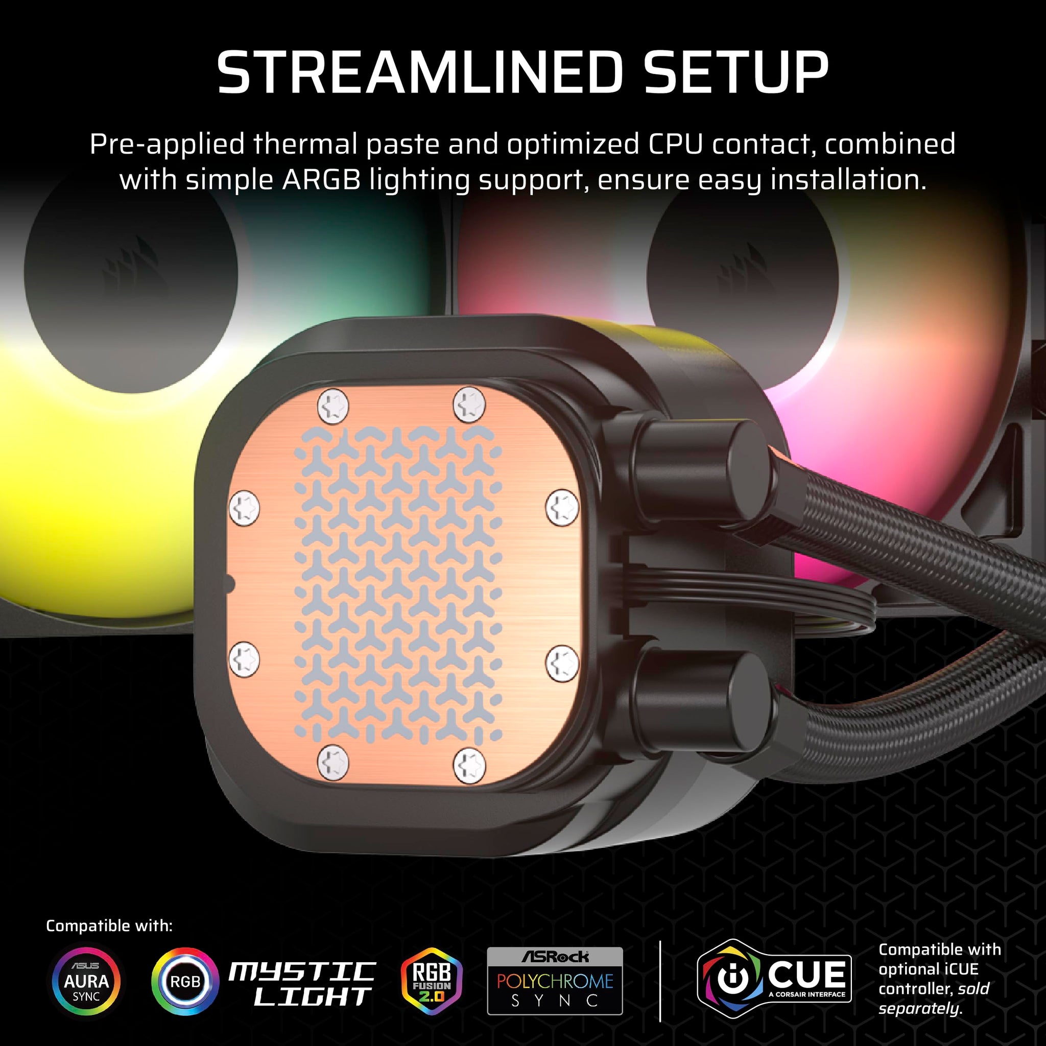 Corsair Nautilus 360 RS ARGB Liquid CPU Cooler