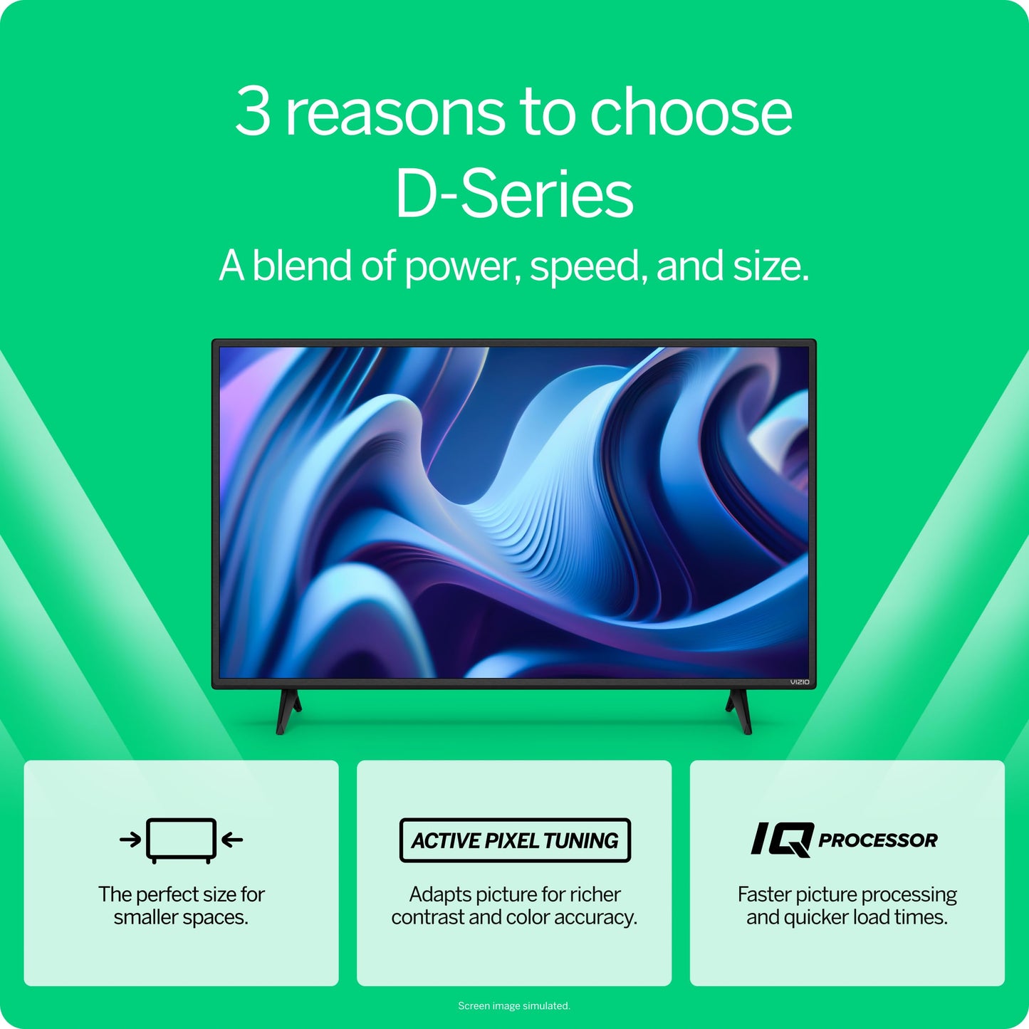VIZIO 24 Inch Full HD Smart TV with Apple AirPlay