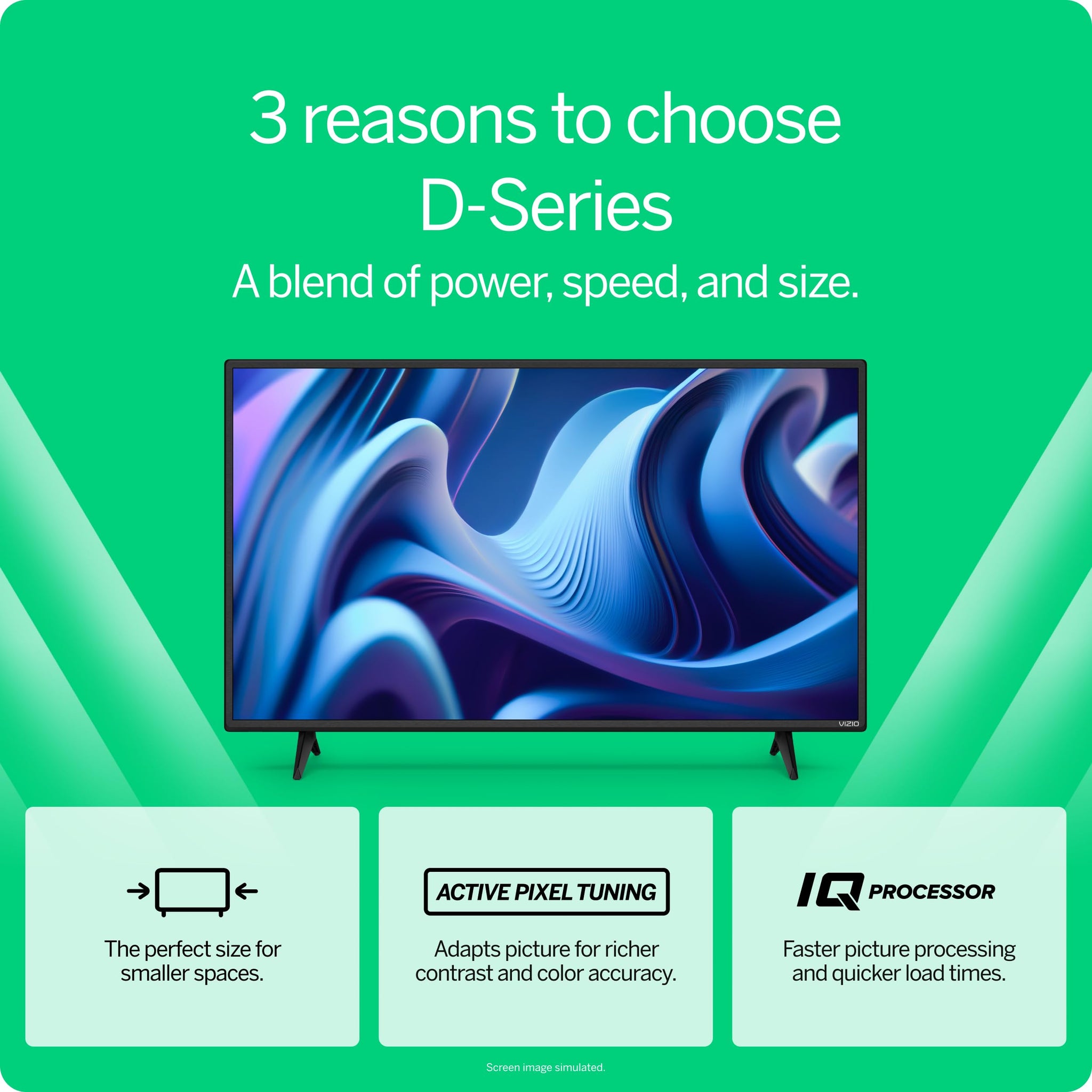 VIZIO 24 Inch Full HD Smart TV with Apple AirPlay