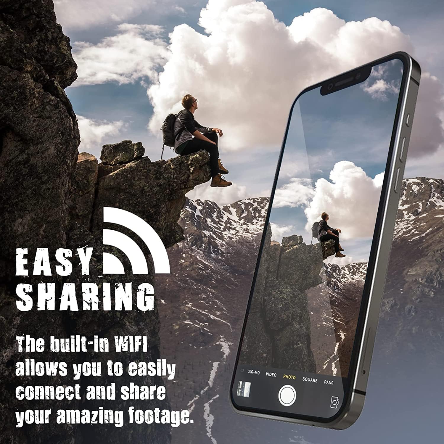 Icefox 4K Waterproof Action Camera With Wide Angle Lens
