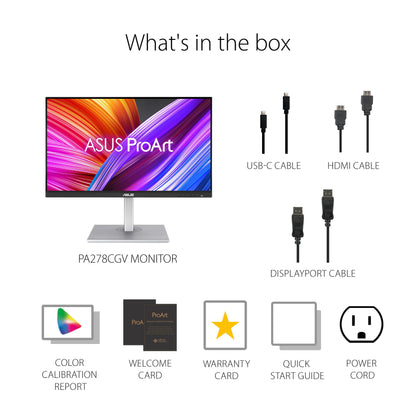 ASUS ProArt 24 Inch Monitor with 100 Percent sRGB Accuracy