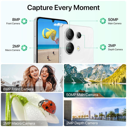 UMIDIGI G9 5G Android 14 Phone 12GB RAM 128GB ROM 50MP Camera 6.75 Inch 90Hz