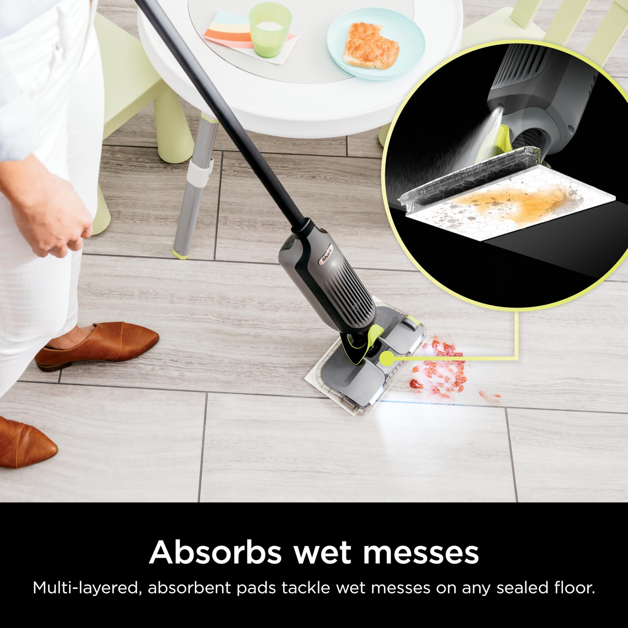 Shark VACMOP Pro Cordless Hard Floor Cleaner with Powerful Suction