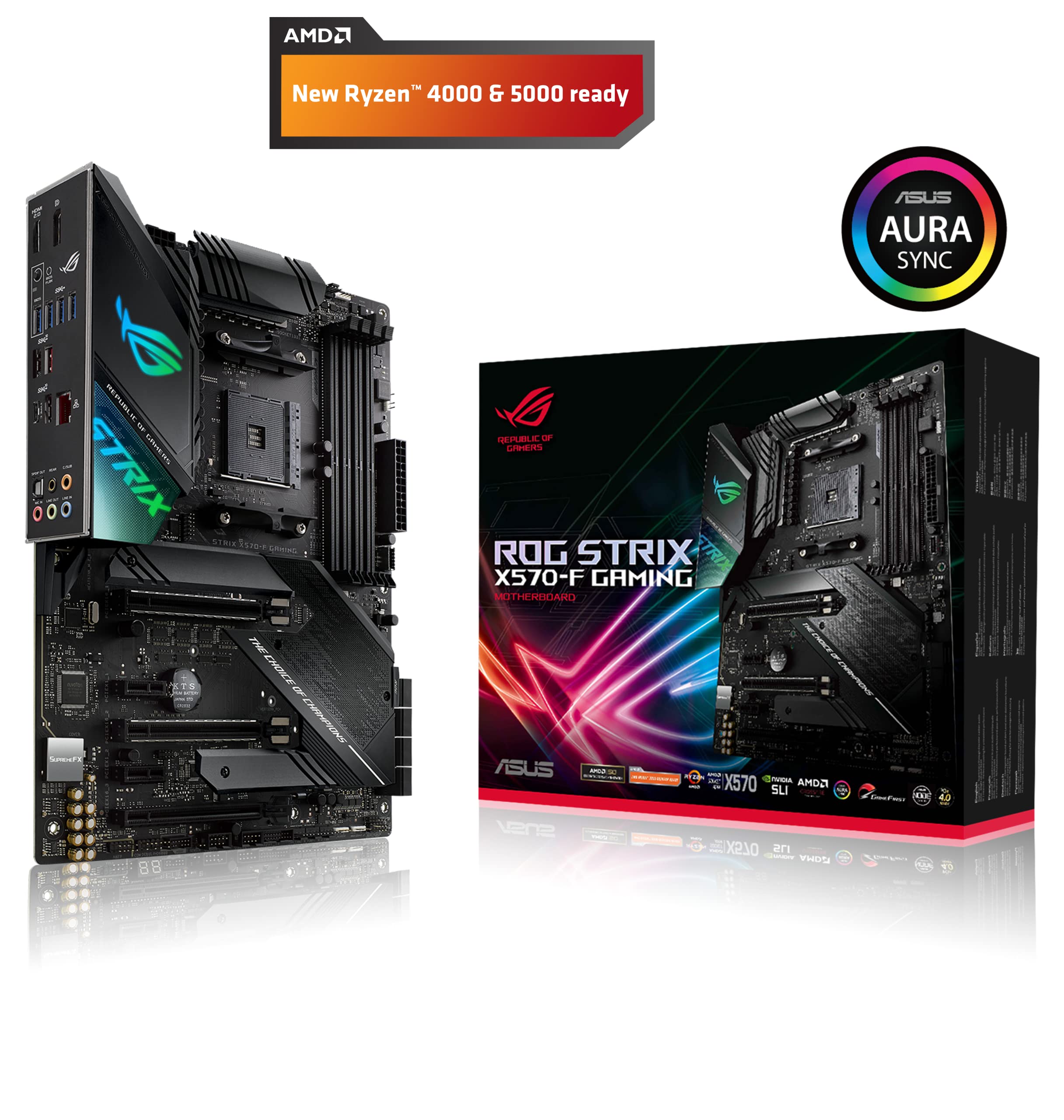 ASUS ROG Crosshair X870E Hero Motherboard with AI Overclocking