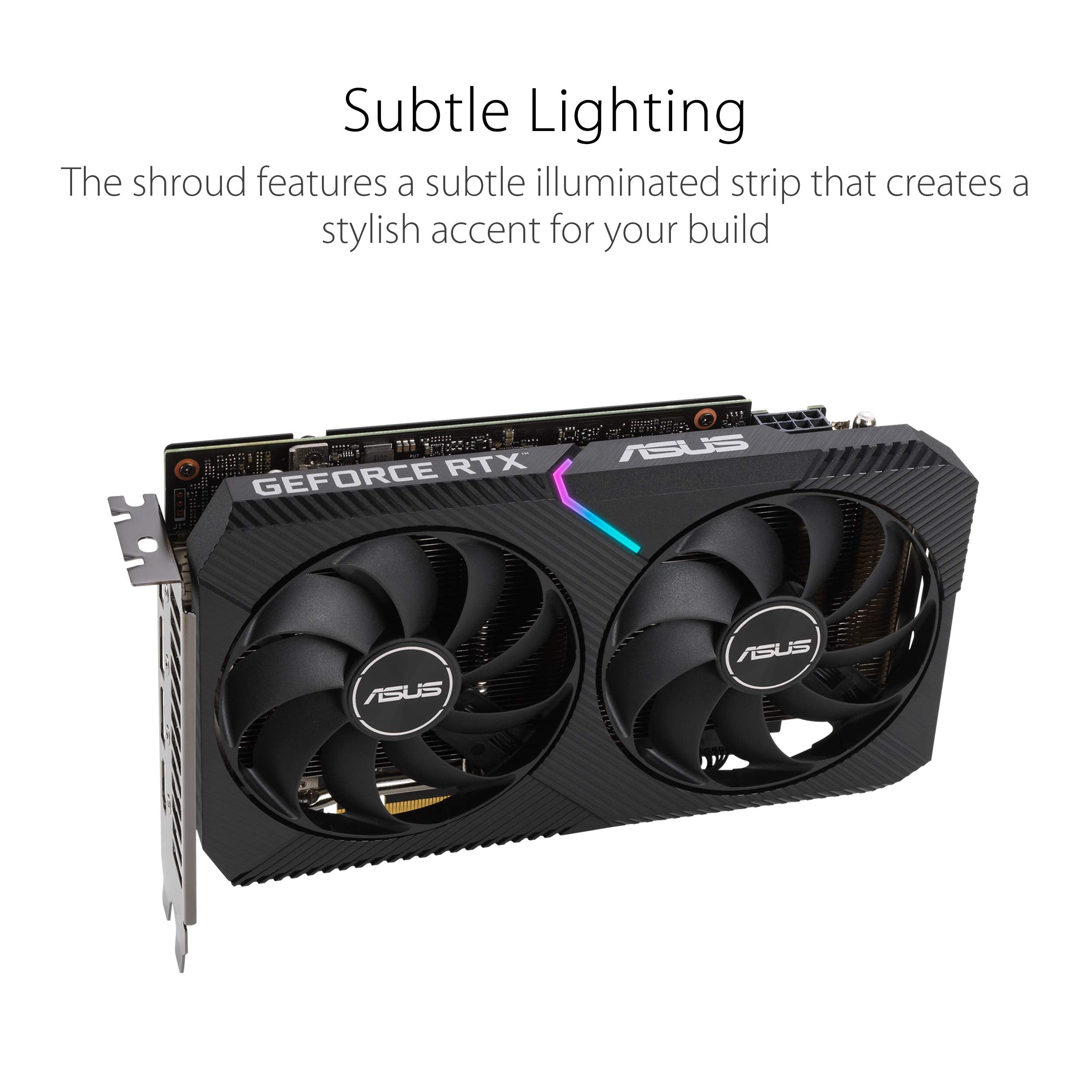 ASUS Dual GeForce RTX 3050 Gaming Graphics Card with Advanced Cooling