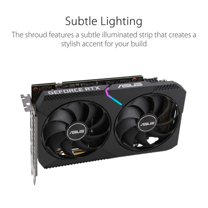 ASUS Dual GeForce RTX 3050 Gaming Graphics Card with Advanced Cooling