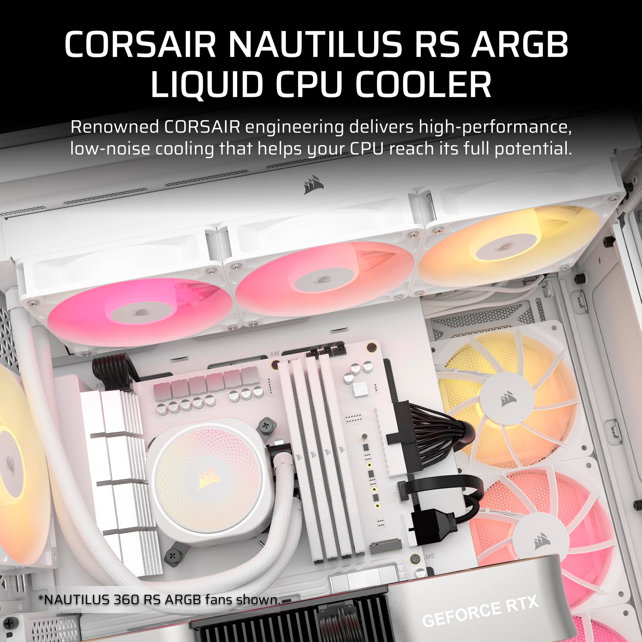 Corsair Nautilus 360 RS ARGB Liquid CPU Cooler
