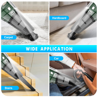 Handheld Cordless Vacuum 11000Pa Rechargeable for Car