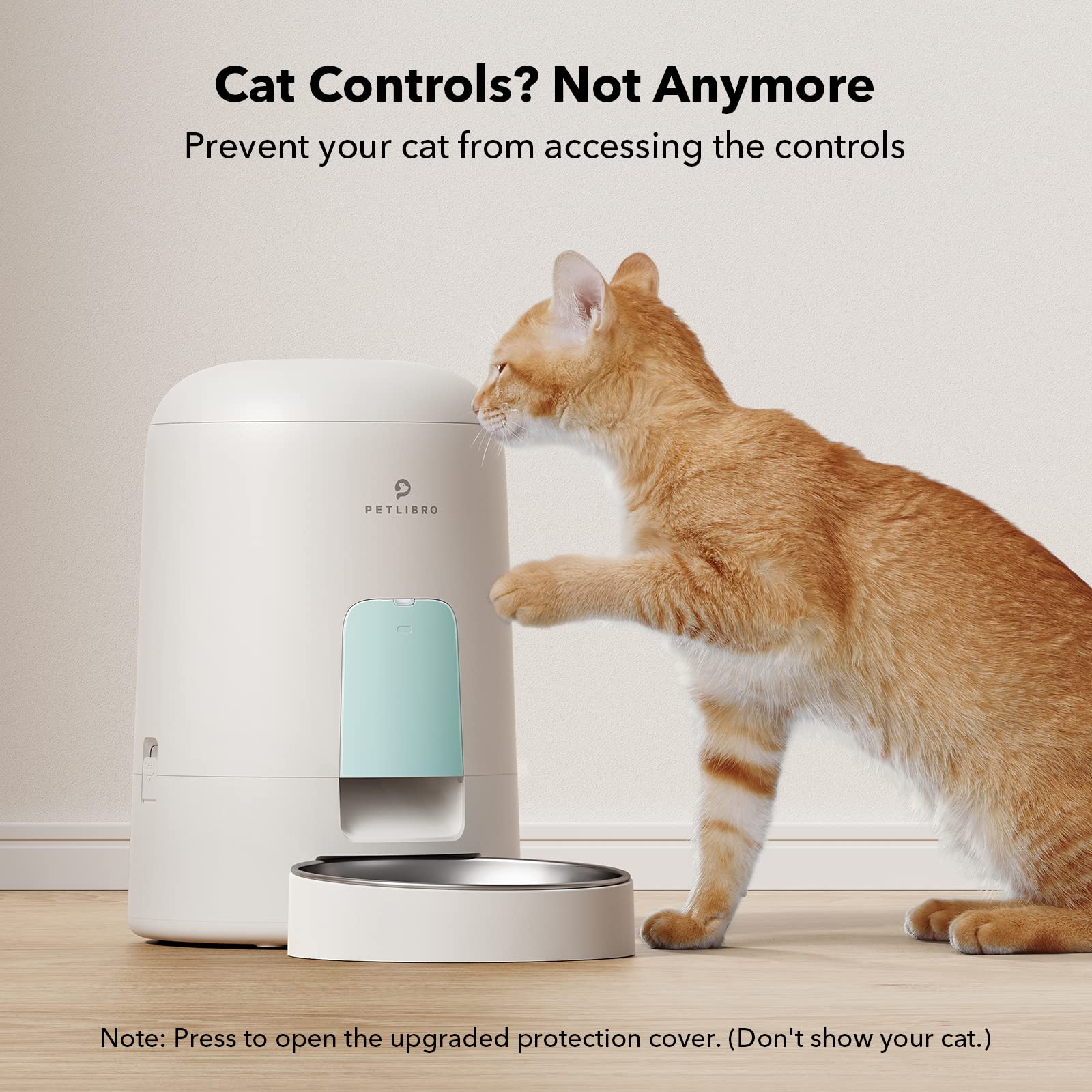 Smart Wi-Fi Cat Feeder with 30 Day Battery Life