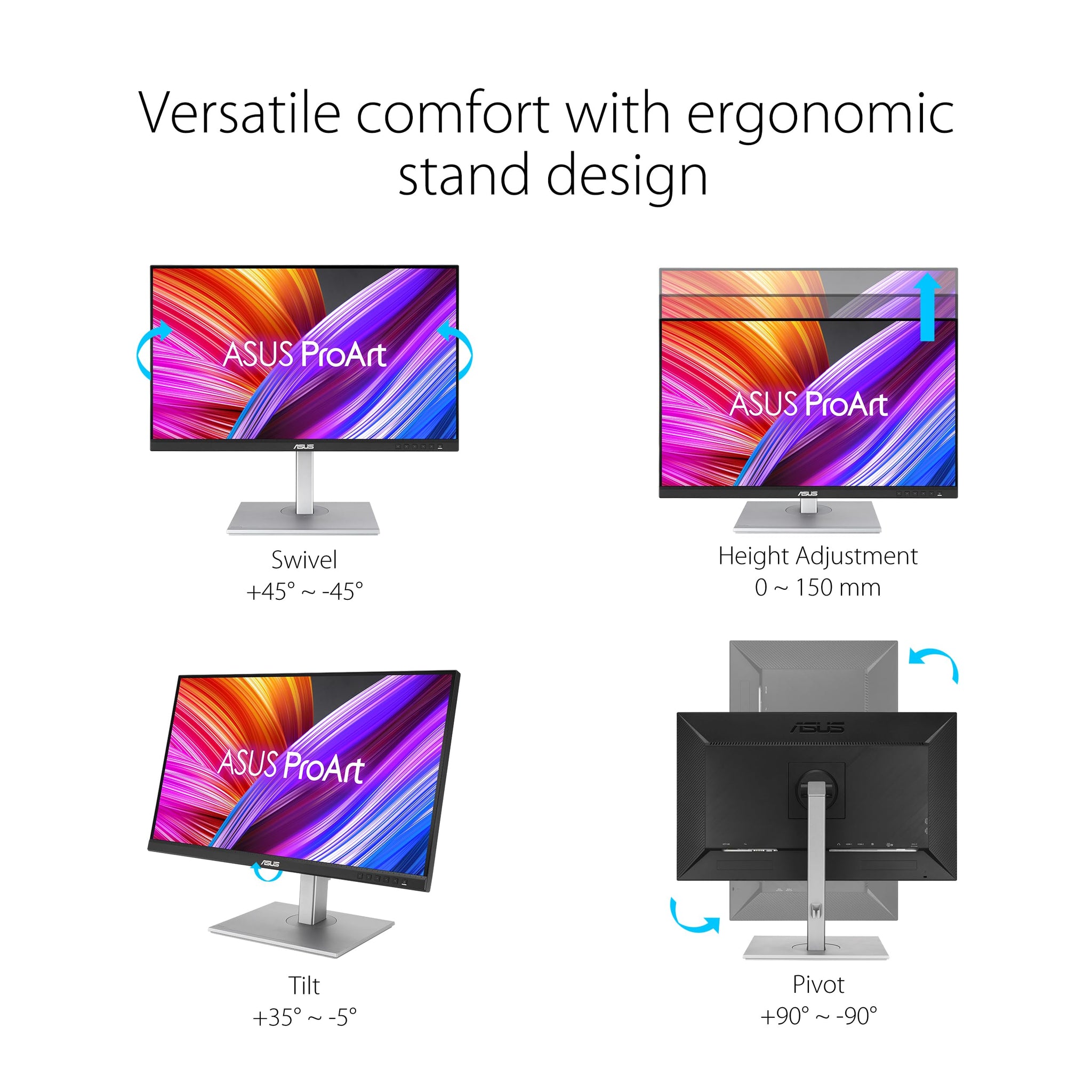 ASUS ProArt 24 Inch Monitor with 100 Percent sRGB Accuracy