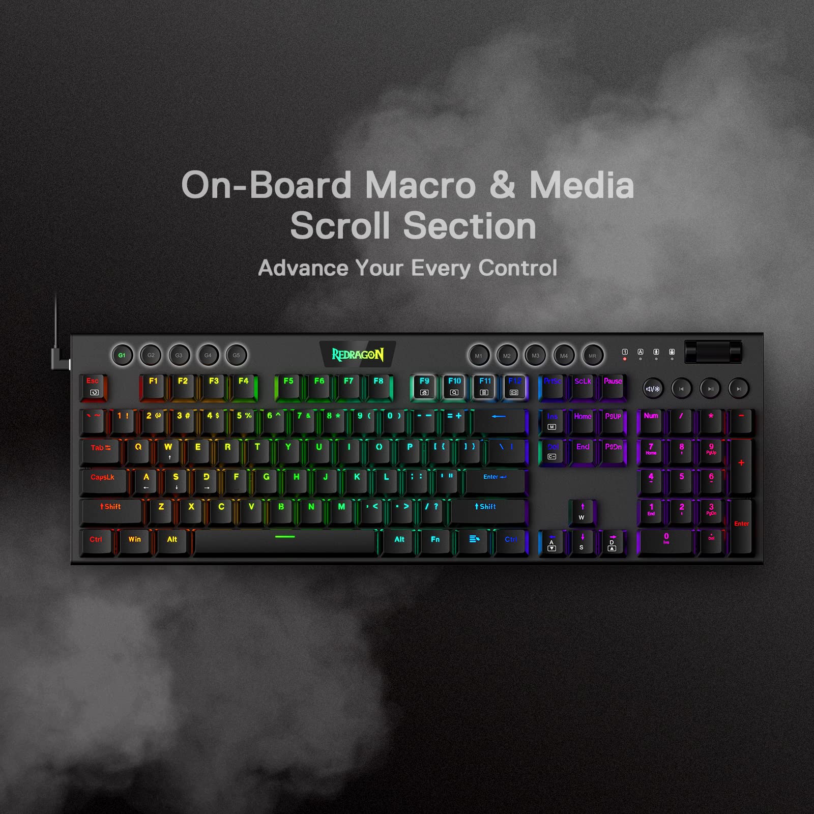 Redragon K618 Pro Wireless RGB Mechanical Keyboard