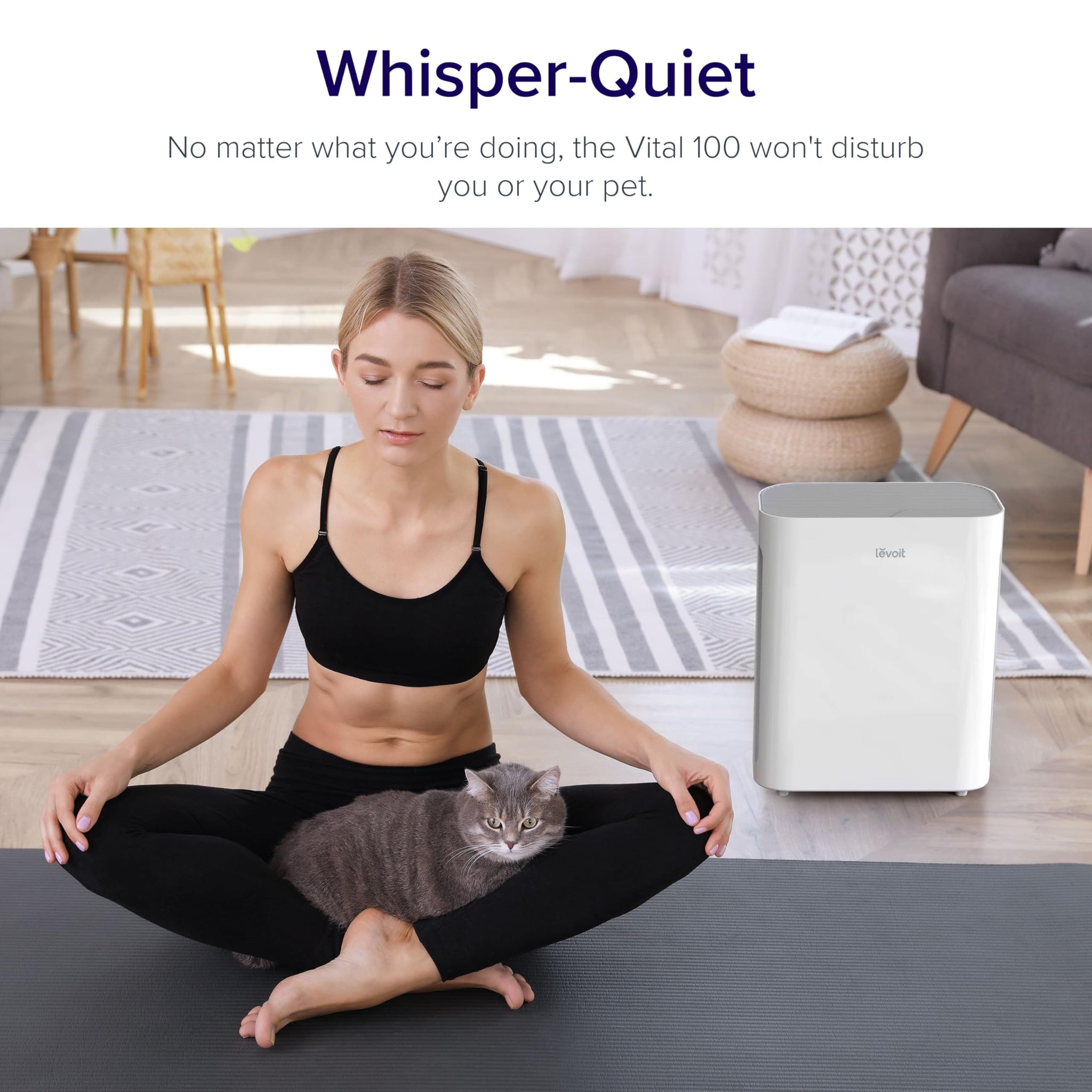 Levoit Air Purifier for Large Rooms with Washable Filter