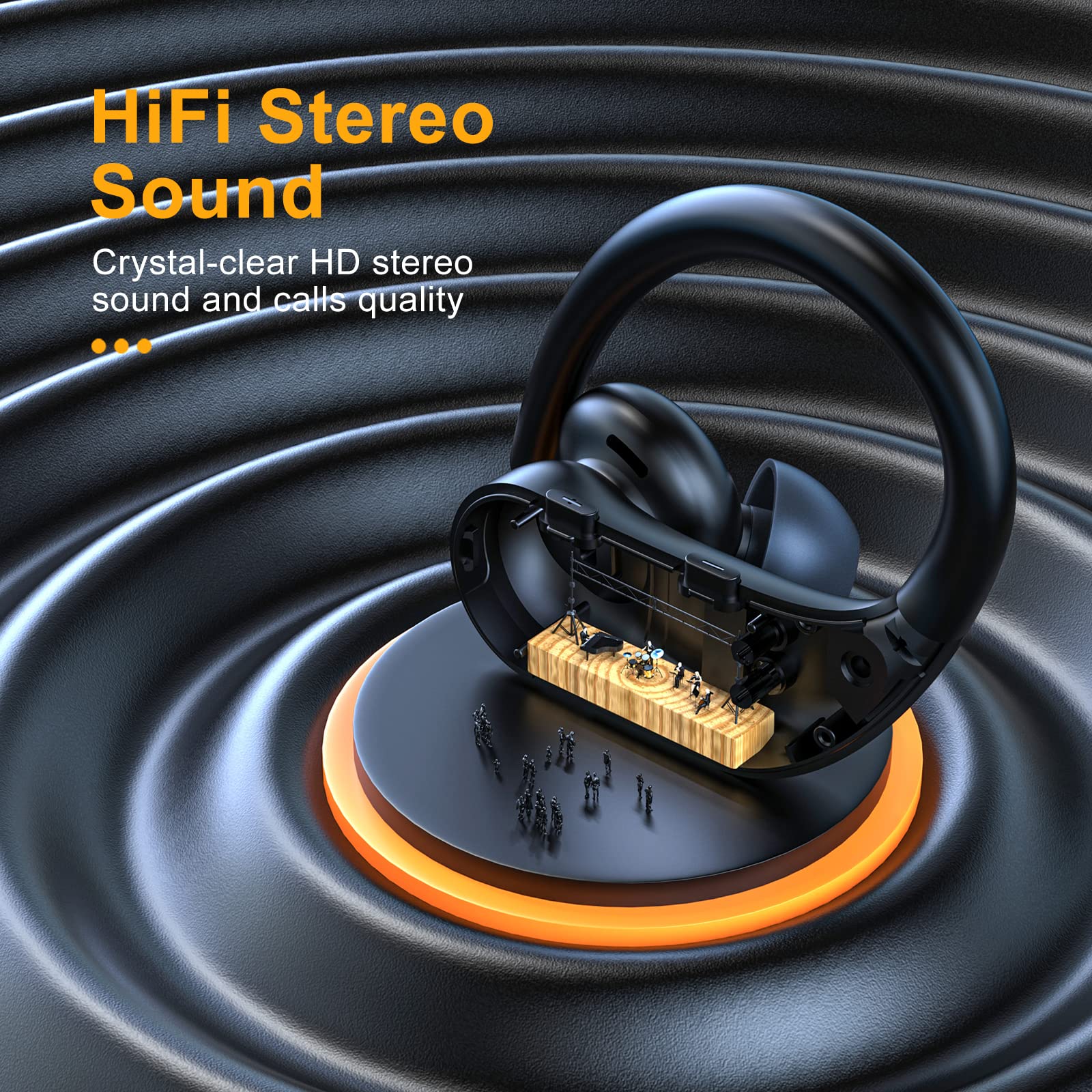 Wireless Earbuds with 130 Hours Playtime and Hi-Fi Sound